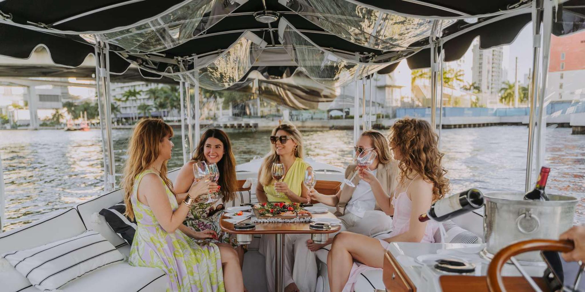 Miami E-Boat Cruise with Wine and Charcuterie - Image 2