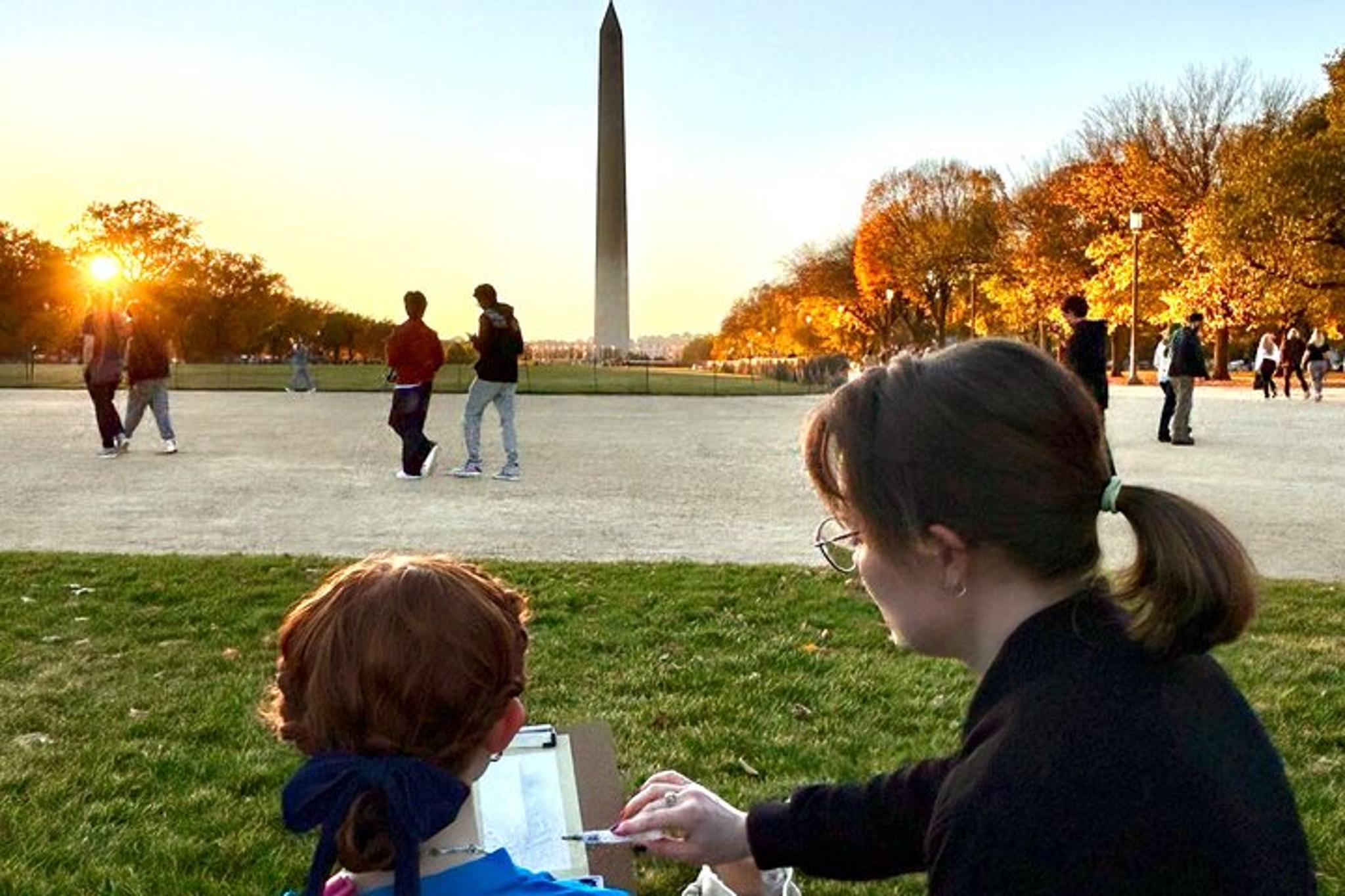 Washington DC Outdoor Painting Activity