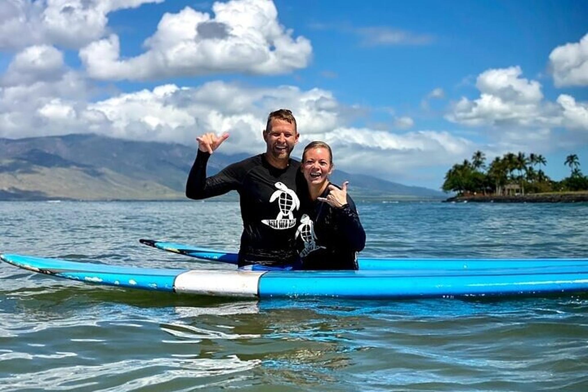 Kihei Surf Lesson at Kalama Beach 2 hr - Image 3