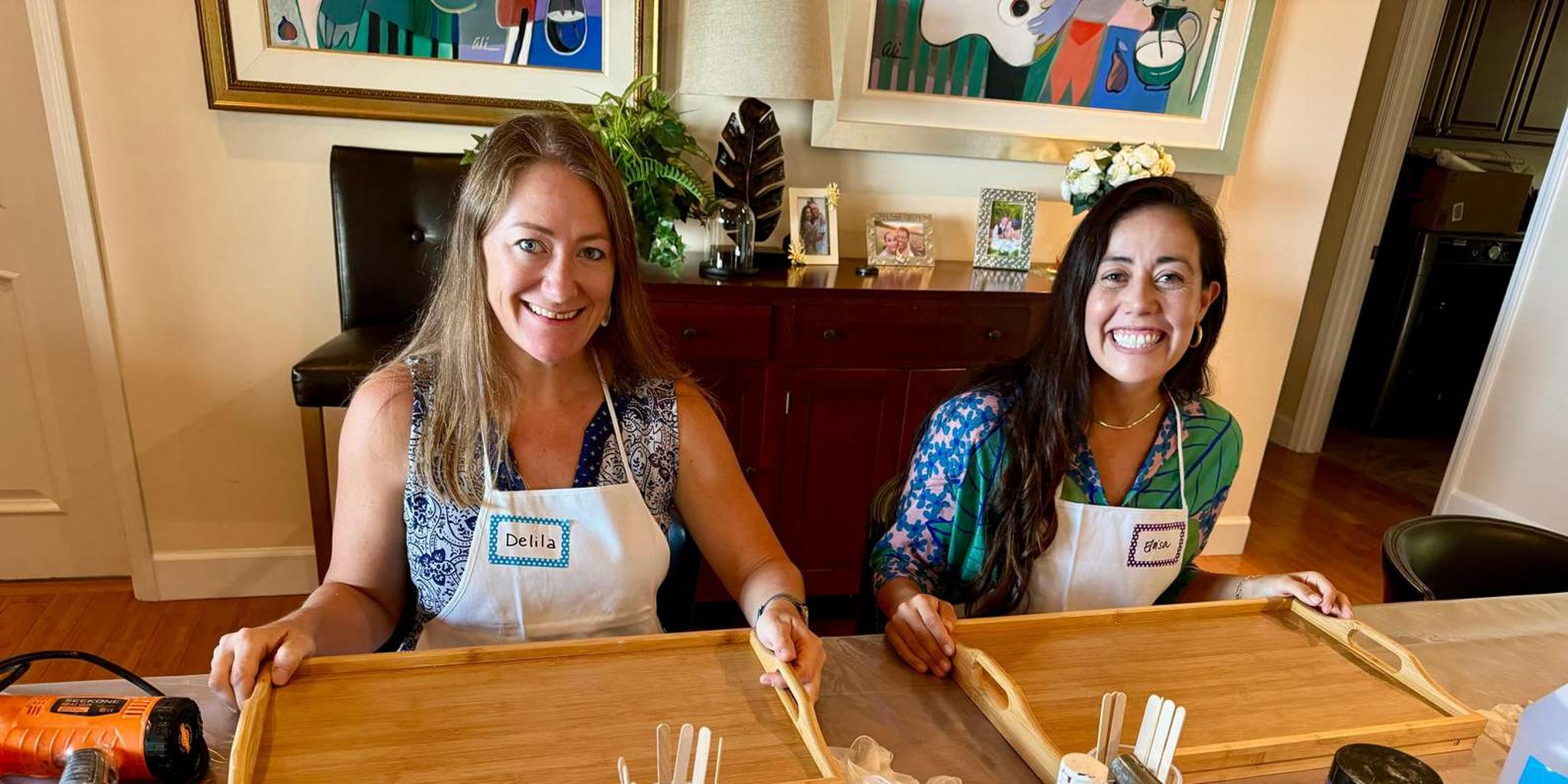 Maui Resin Cheeseboard Workshop 90 min - Image 3