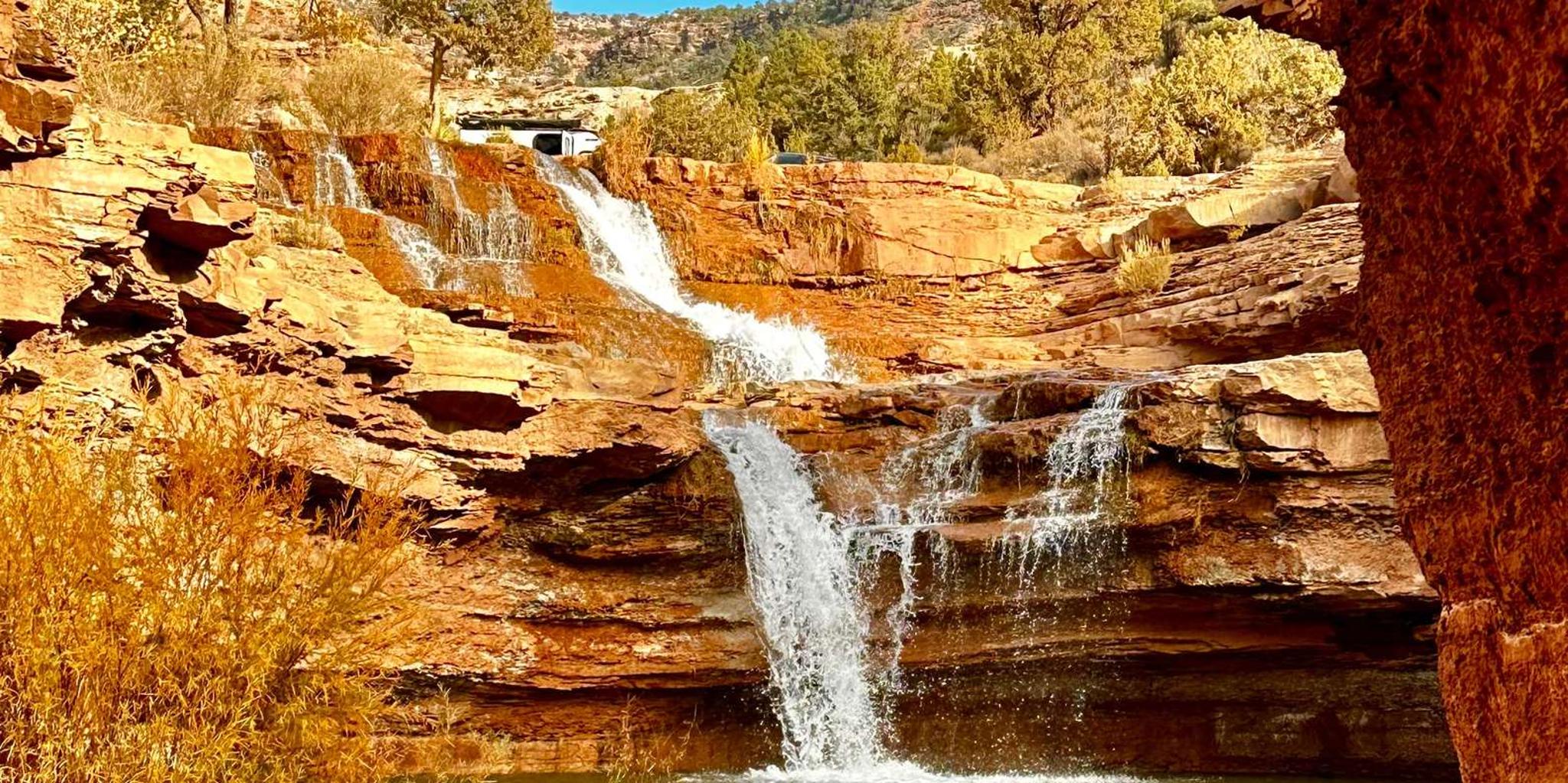 St. George Jeep Tour to Toquerville Falls