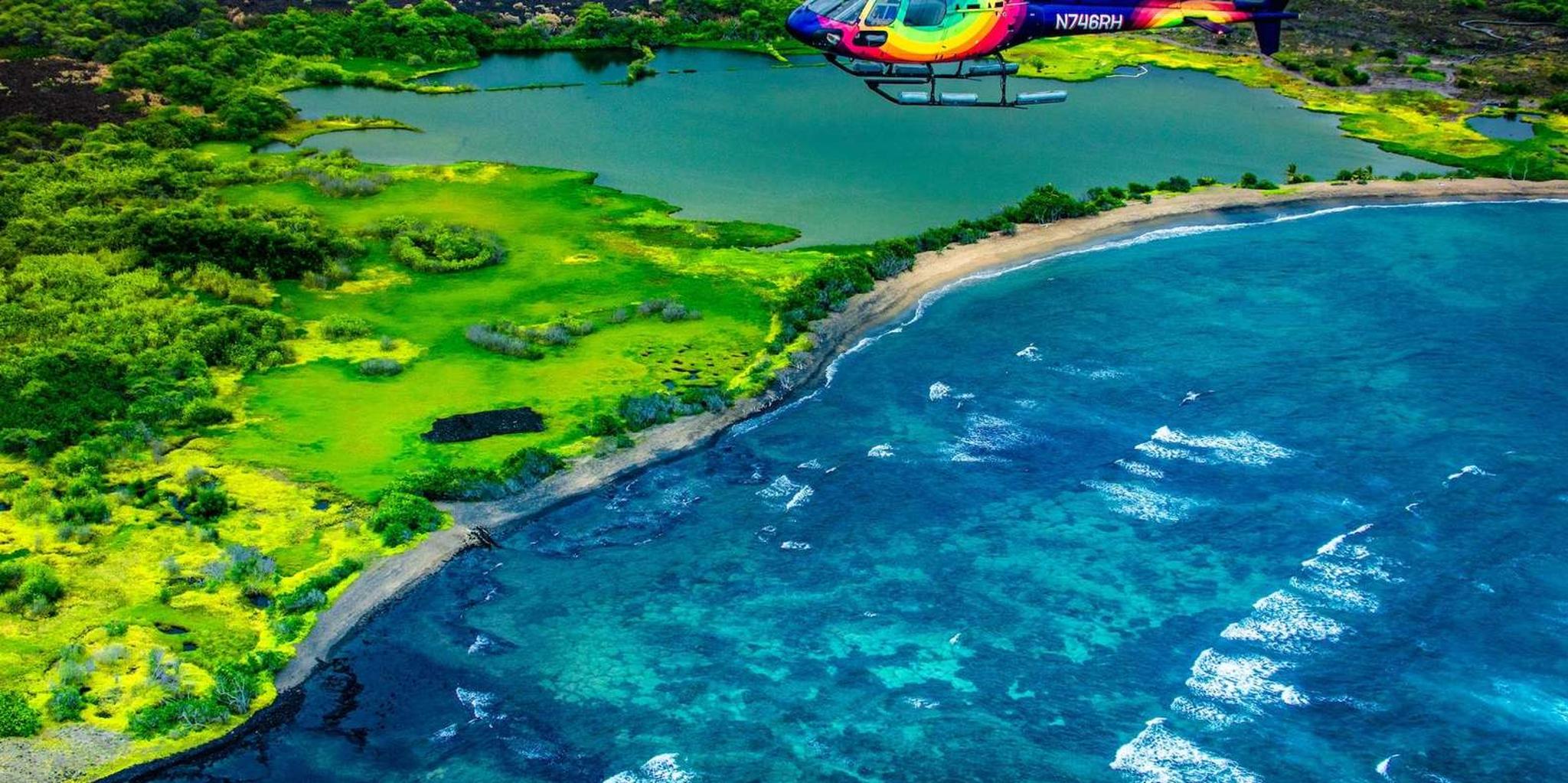 Kona Helicopter Tour with Coffee Farm Landing - Image 2