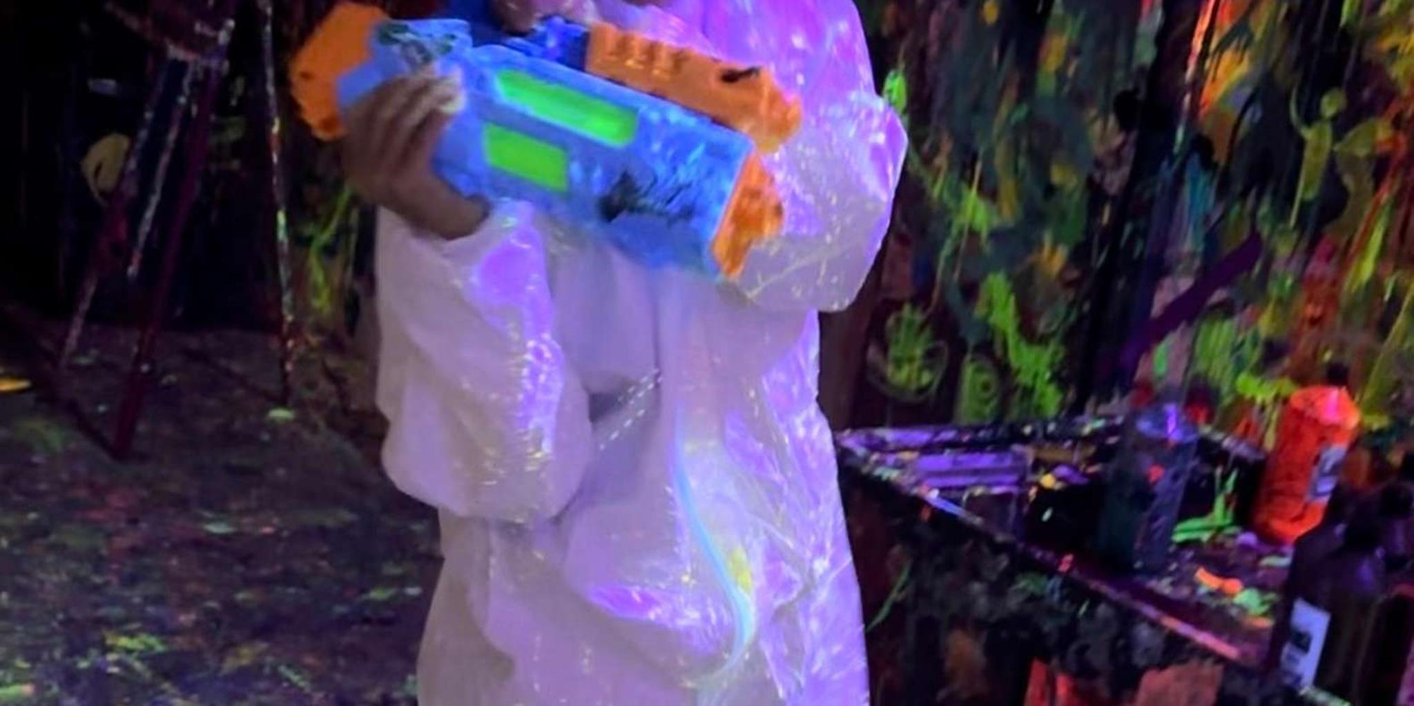 Houston Paint Therapy Experience with Neon Lights - Image 1