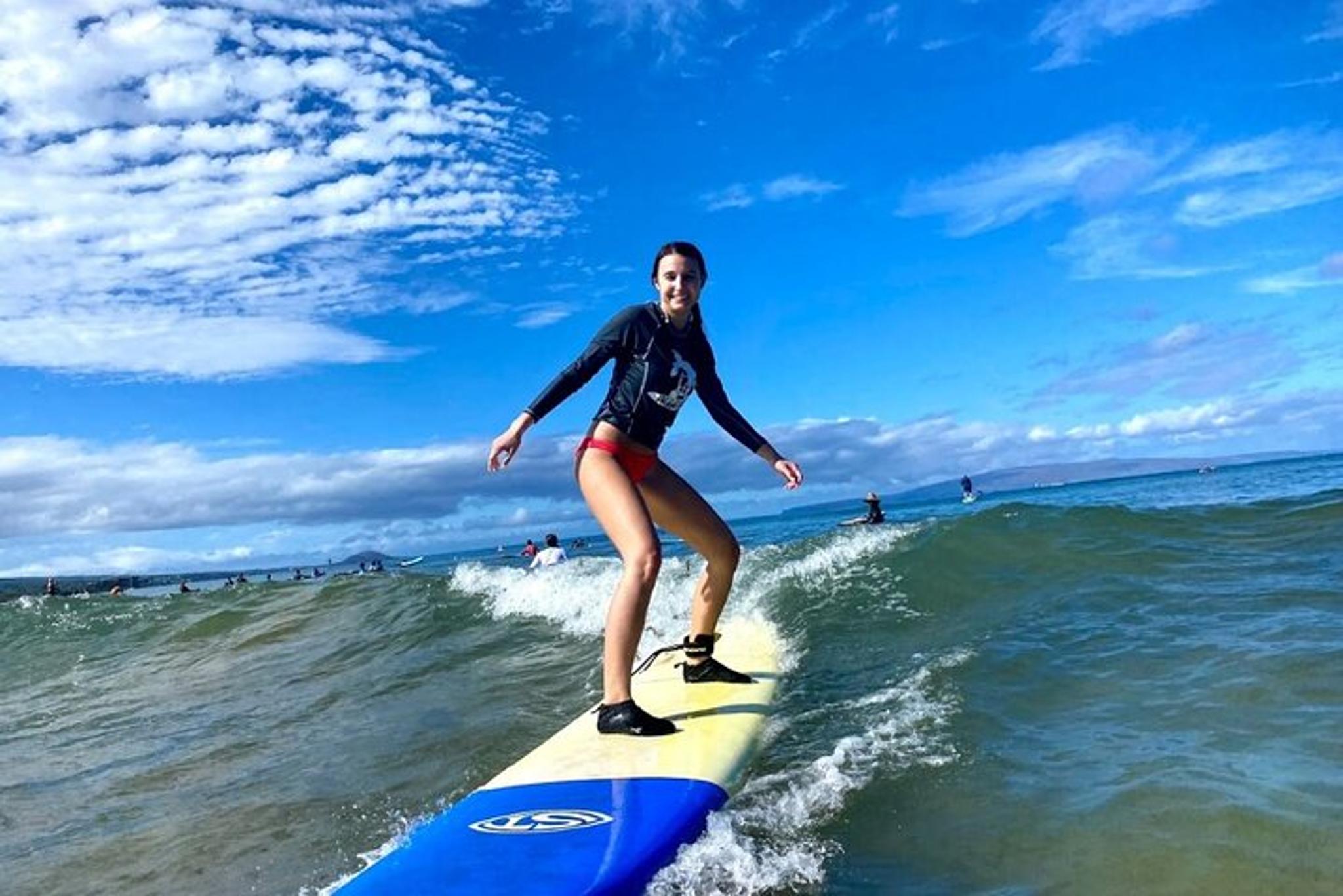 Kihei Surf Lesson at Kalama Beach 2 hr