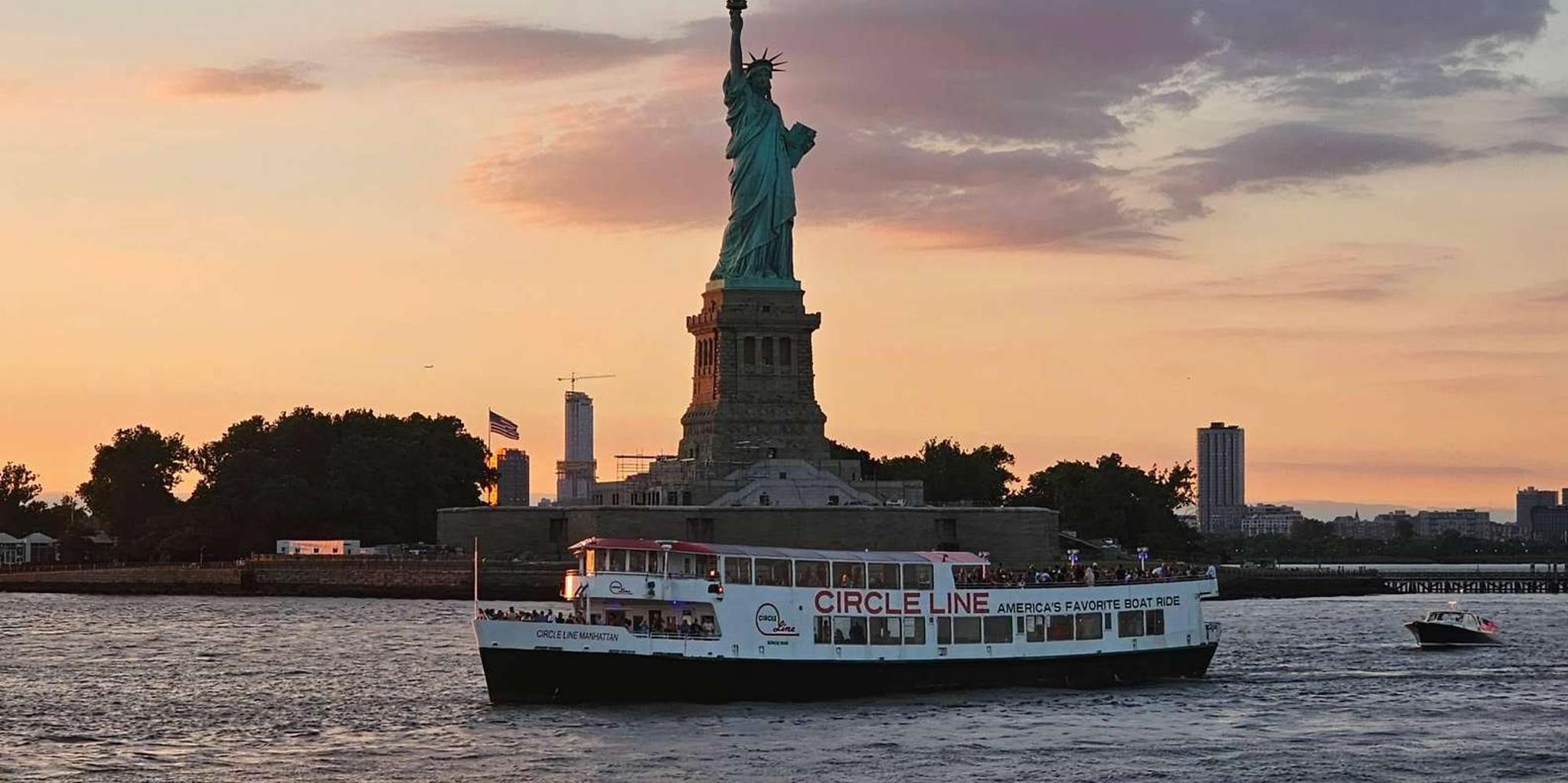 New York City Statue of Liberty Sunset Cruise
