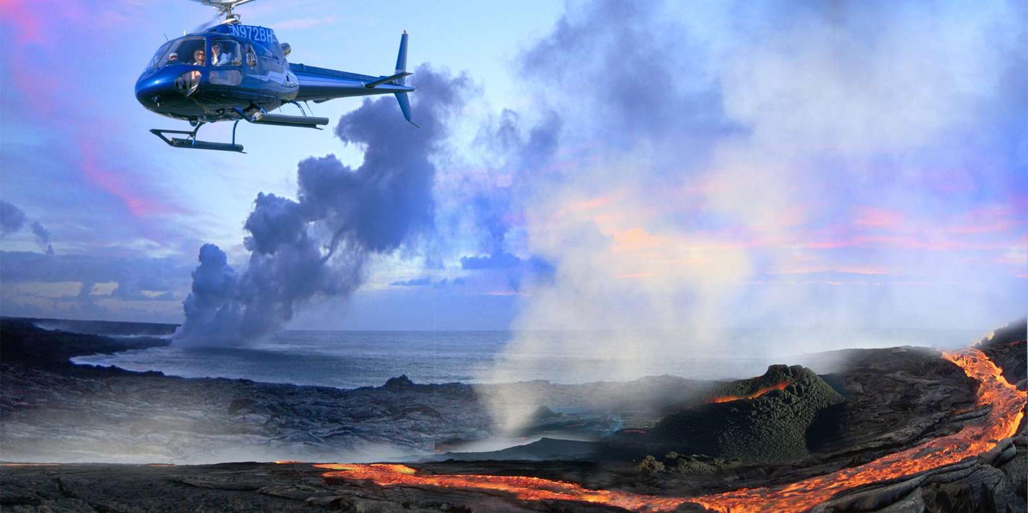 Oahu Big Island Volcano Adventure Helicopter Tour