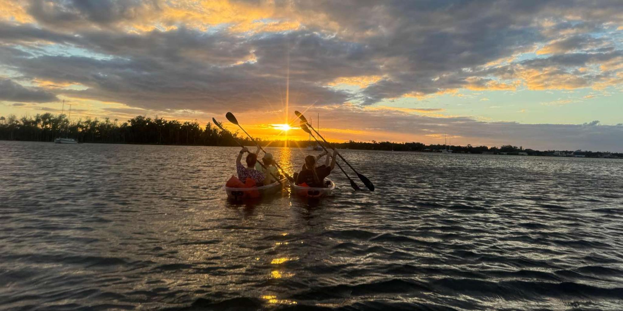 Crystal River Clear Kayak Sunset & Night Glow Tour - Image 4
