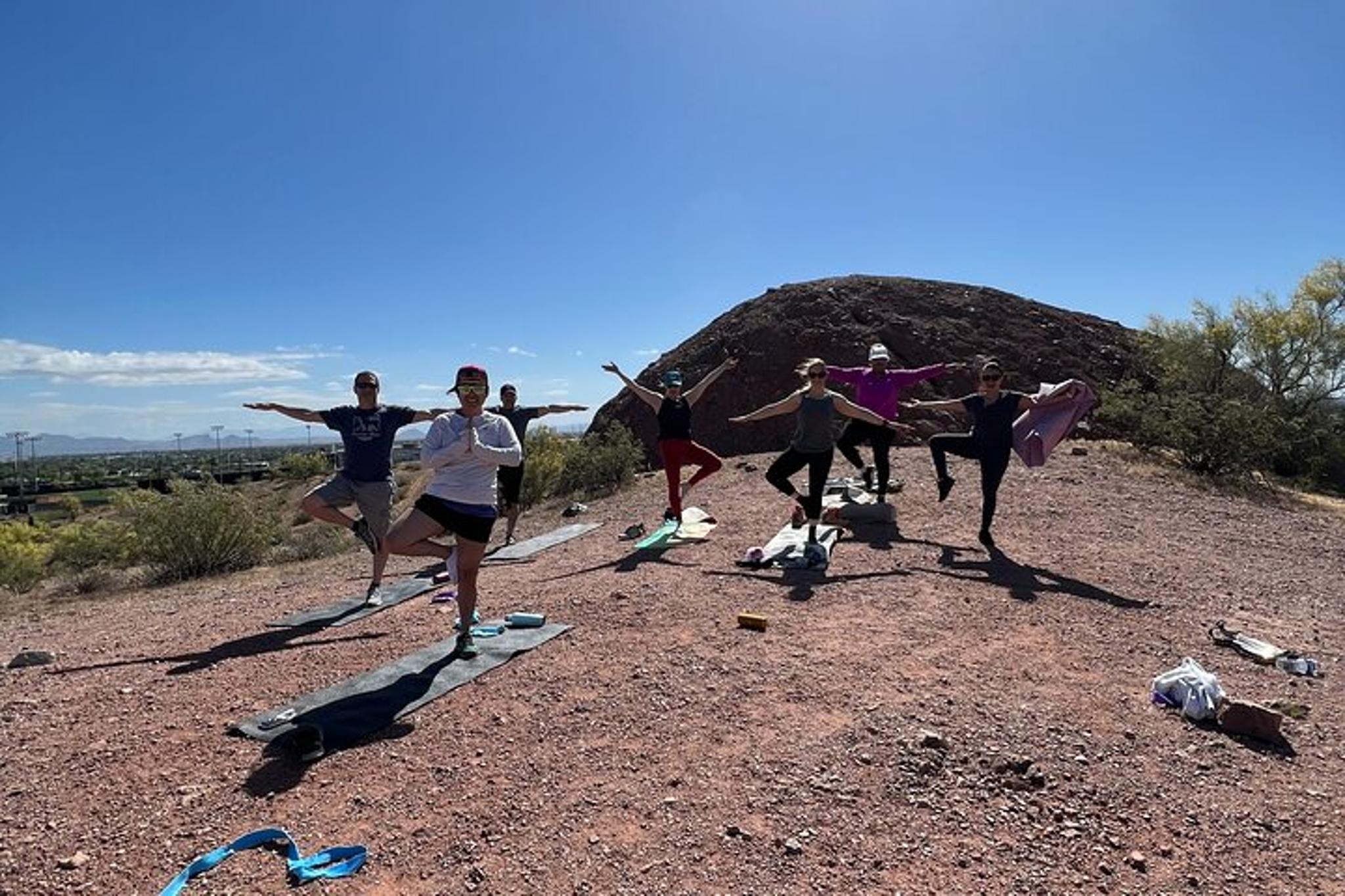 Phoenix Hiking and Yoga Experience at Papago Park