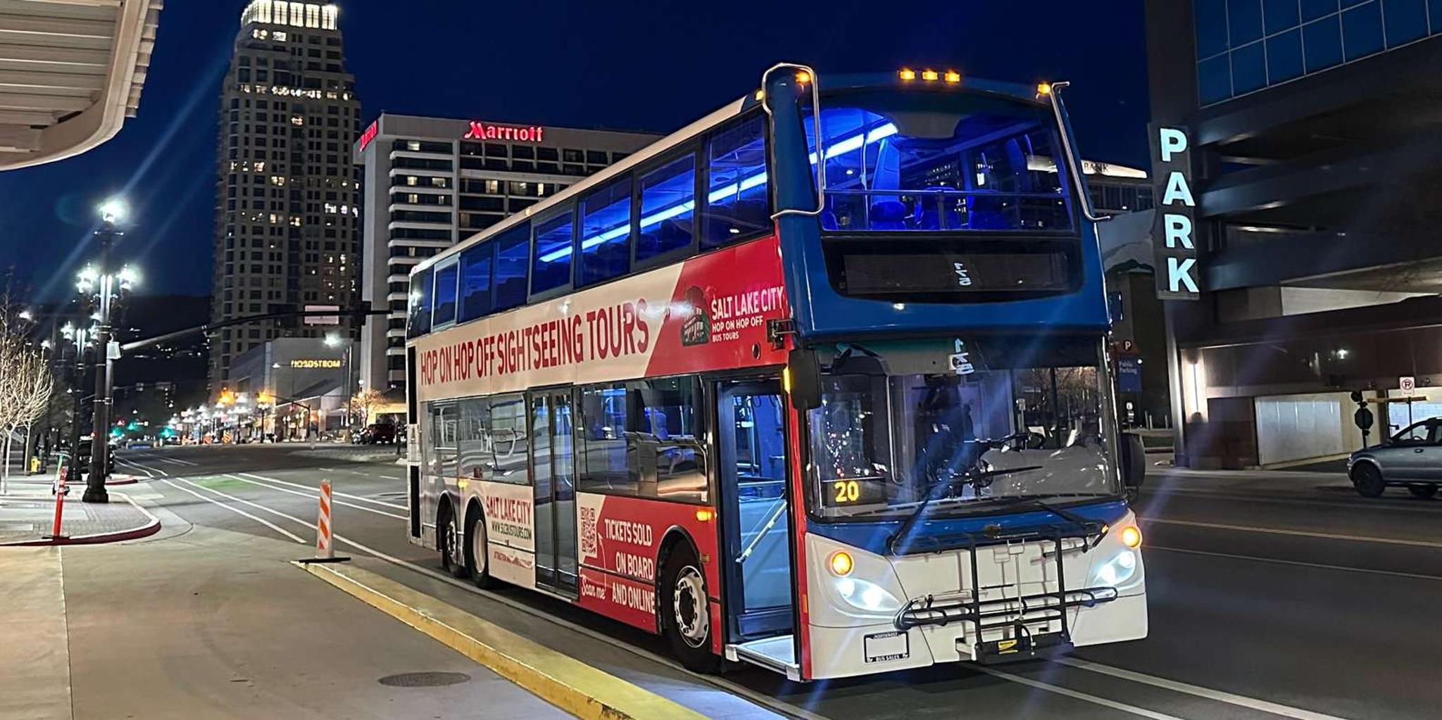 Salt Lake City Night Double-Decker Bus Tour - Image 6
