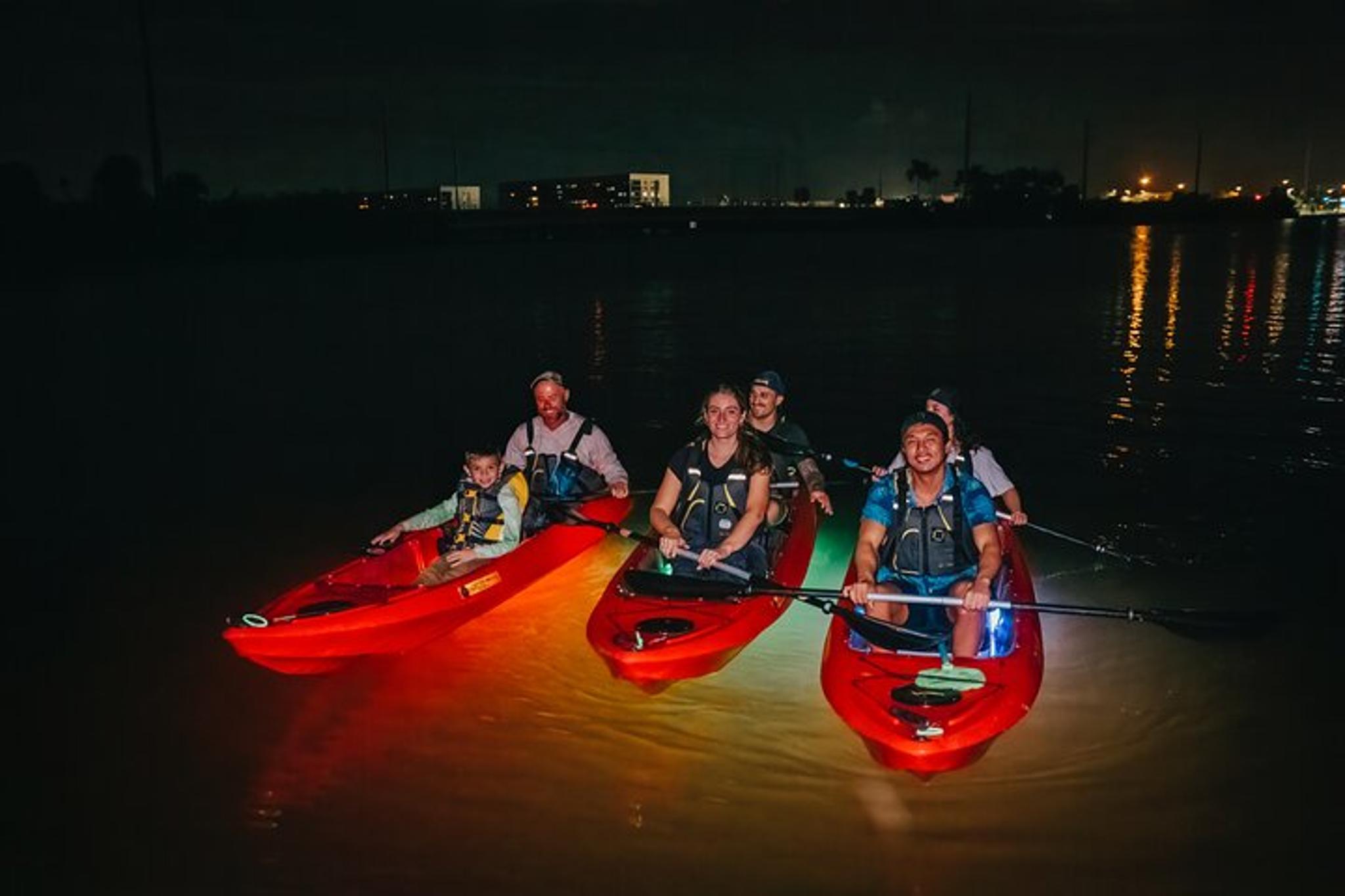 LED Bio Comb Jelly Clear Bottom Kayak Tour - Image 3