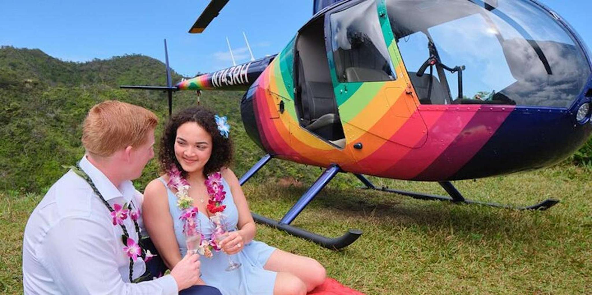 Kona Helicopter Tour with Coffee Farm Landing