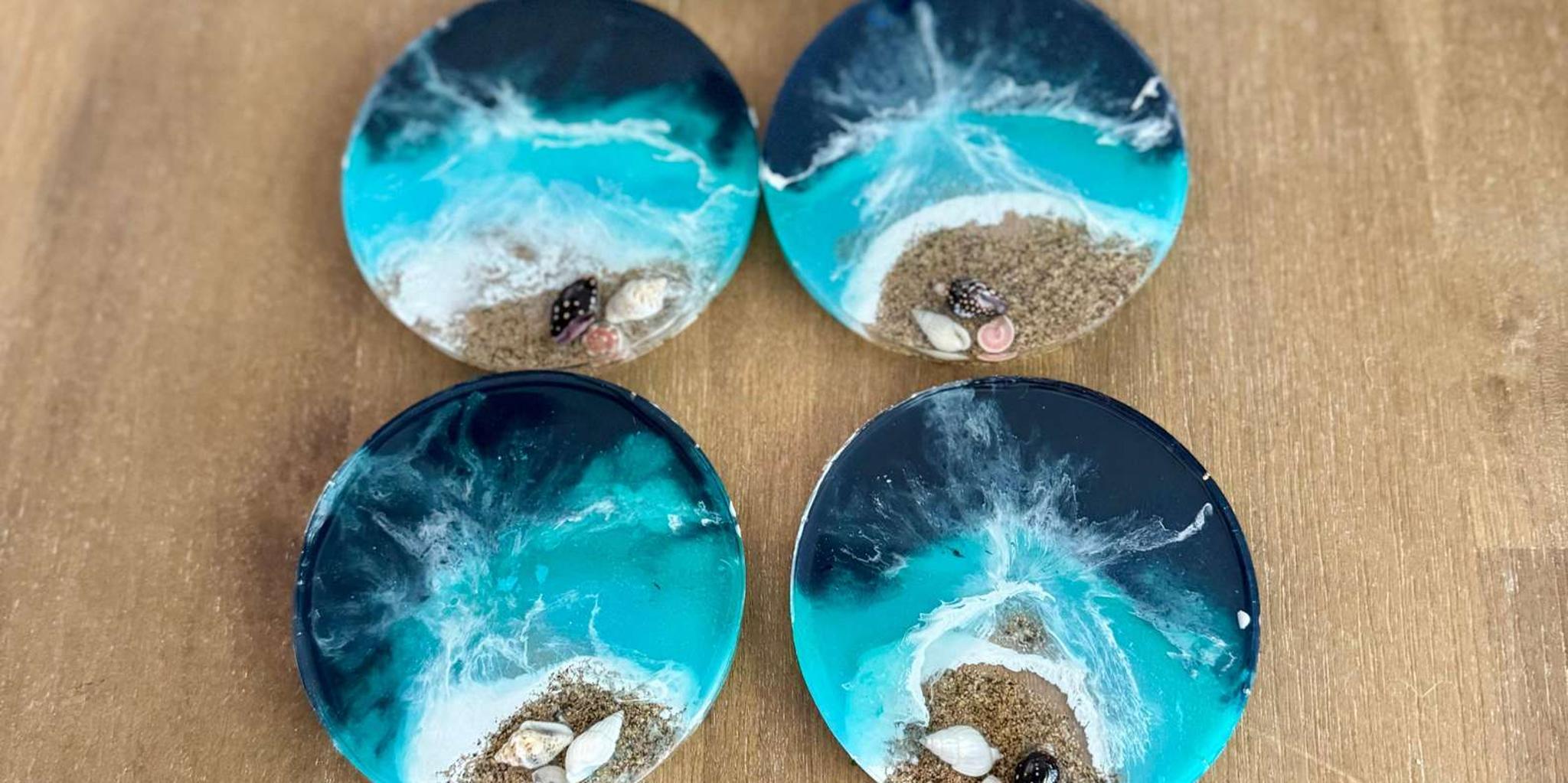 Maui Resin Coaster Workshop - Image 6