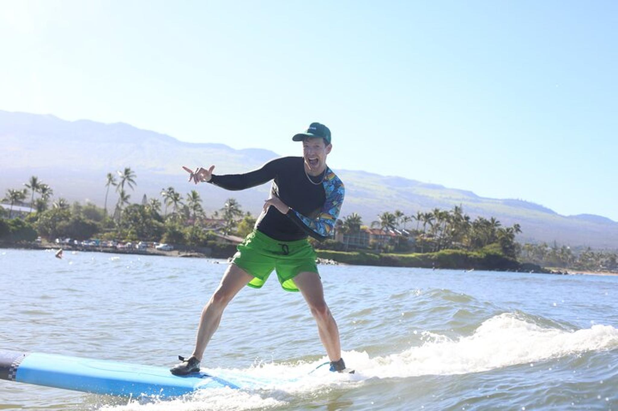 Kihei Surf Lessons for Beginners at Kalama Park