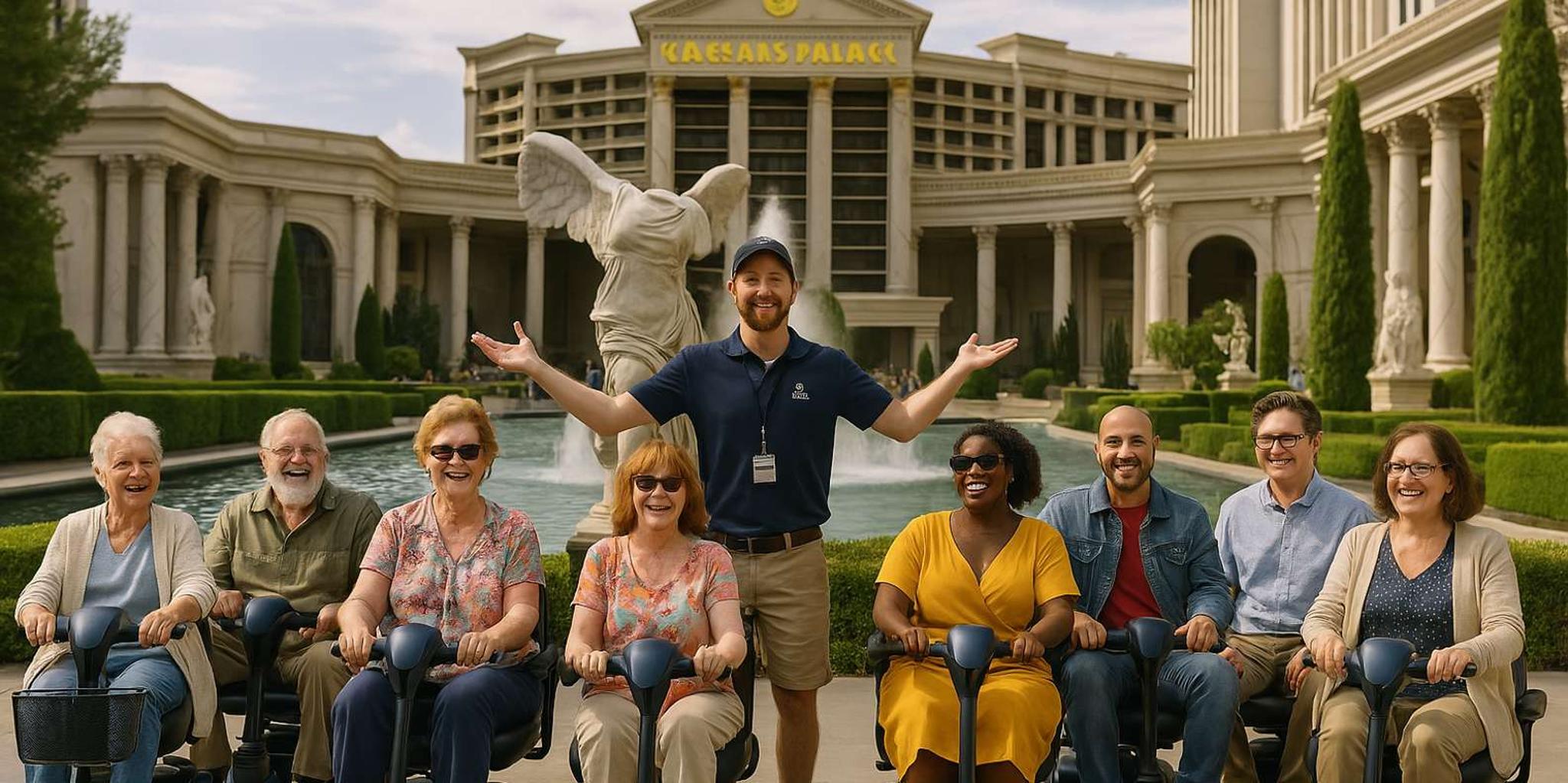 Las Vegas Strip Mobility Scooter Tour with Lunch - Image 3