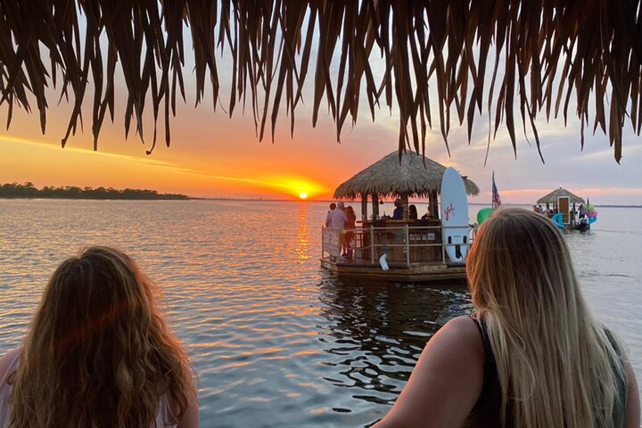 Destin Tiki Boat Sunset Cruise 90 Min