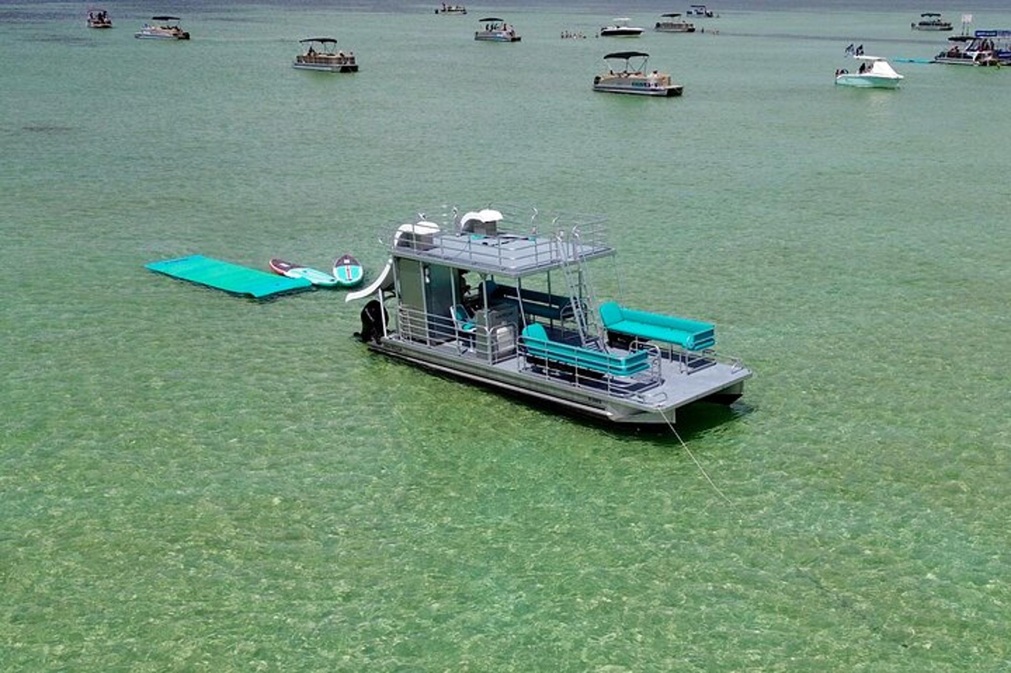 Destin Pontoon Charter with Slides and Restroom - Image 5