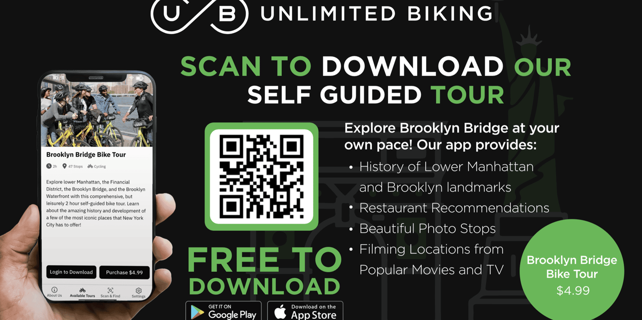 Brooklyn Bridge Self-Guided Bike Tour