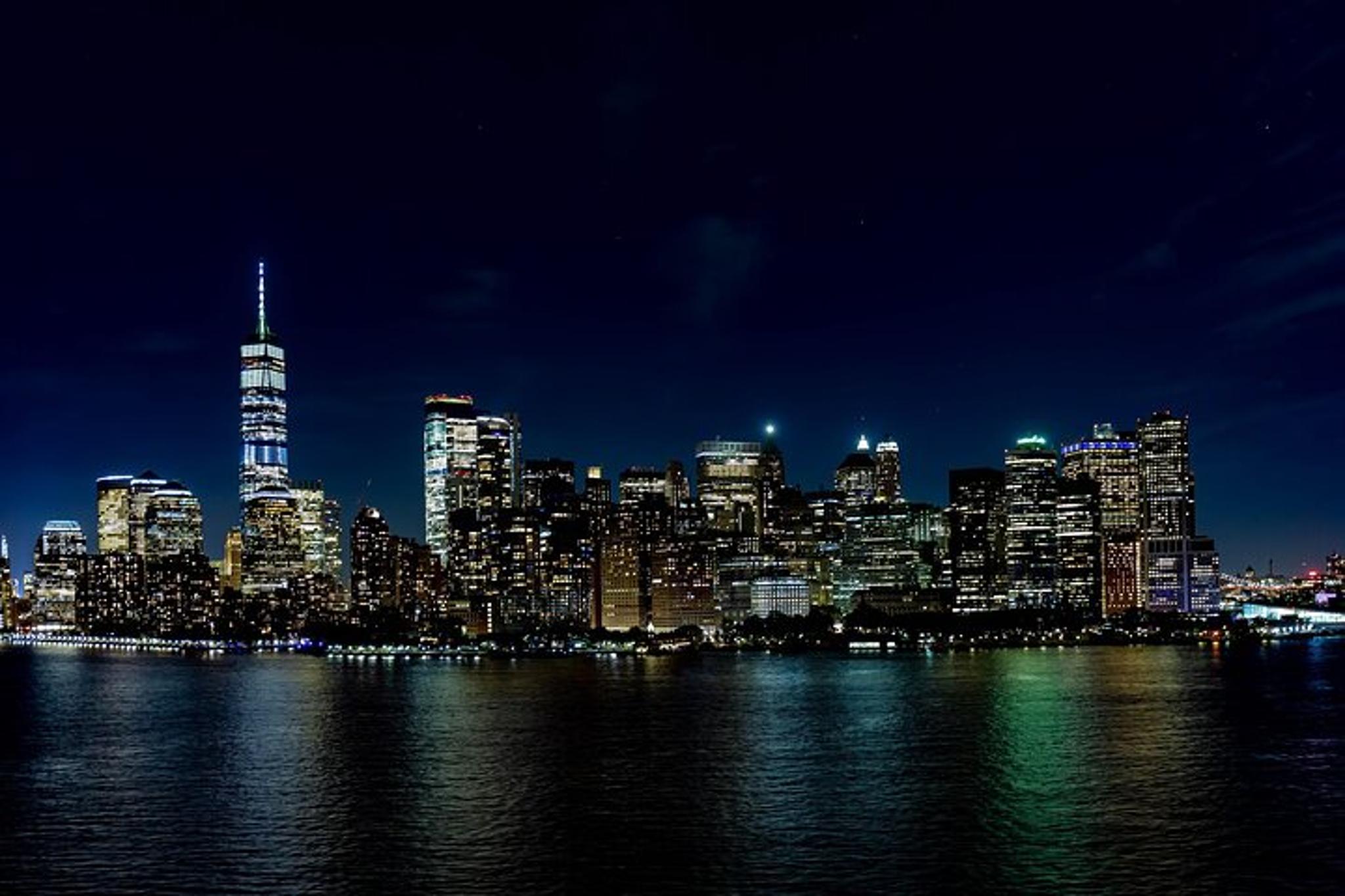 New York City Skyline and Statue Night Cruise - Image 2