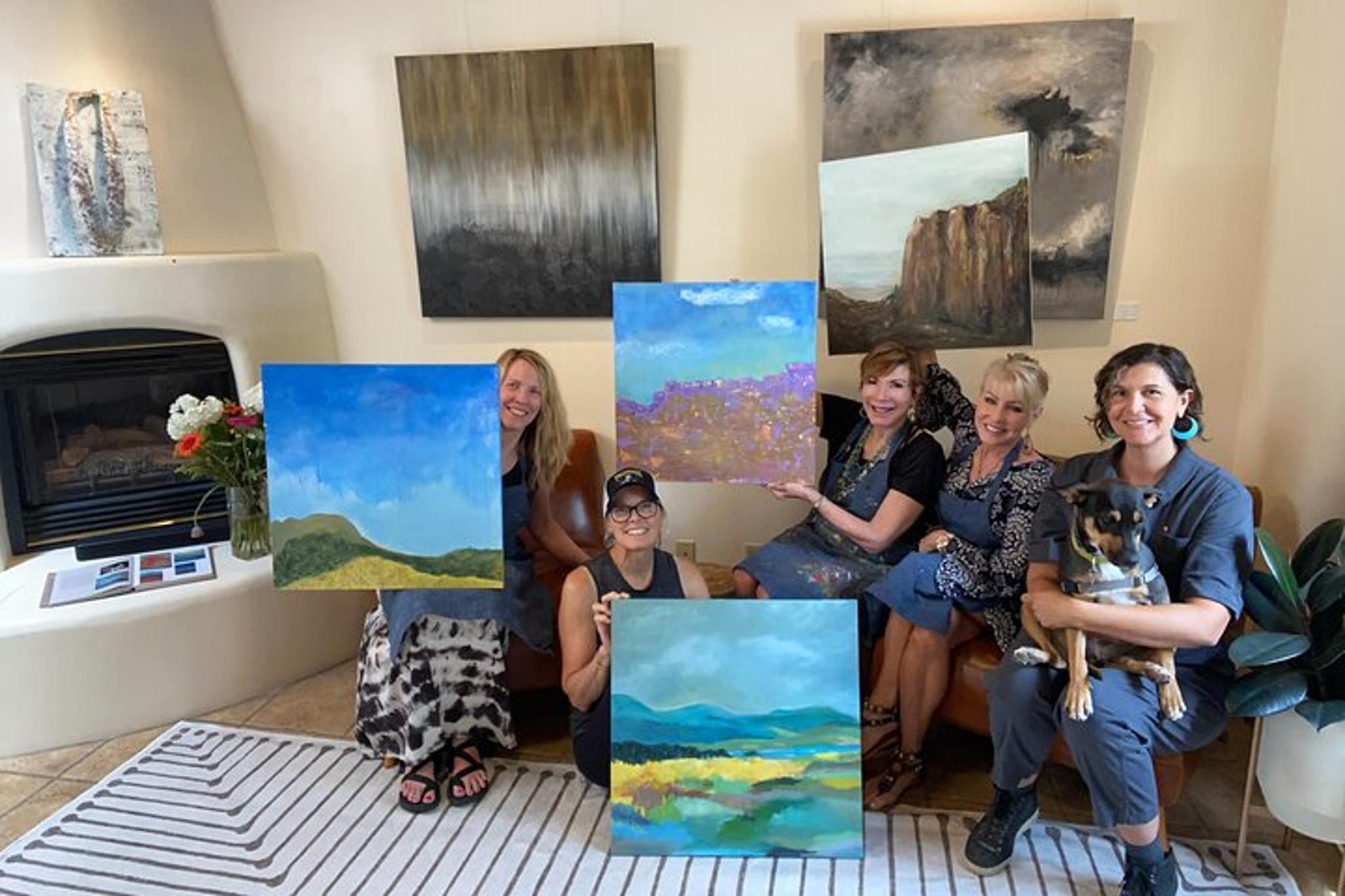 Santa Fe Abstract Painting Class - Image 6
