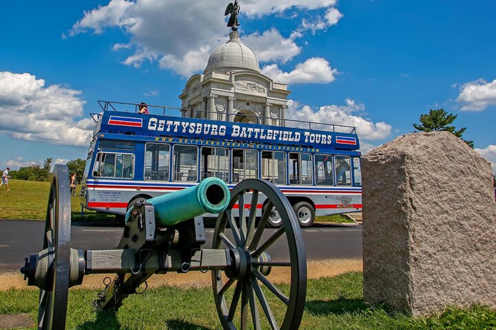 Gettysburg Battlefield Guided History Bus Tour 2 hr - Image 1