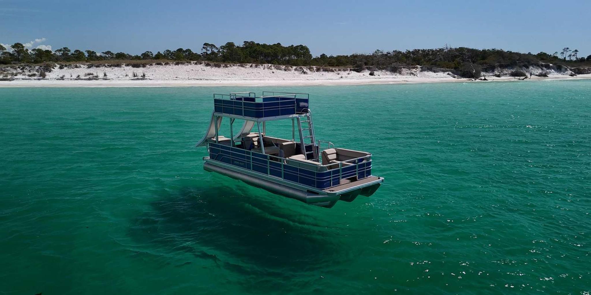 Panama City Pontoon Boat Rental with Slides
