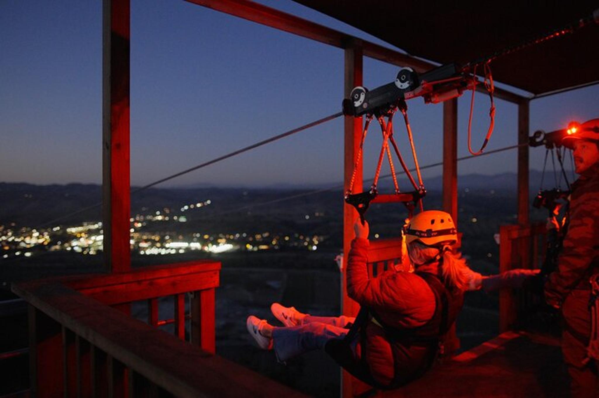 Santa Barbara Zipline Tour at Night - Image 5