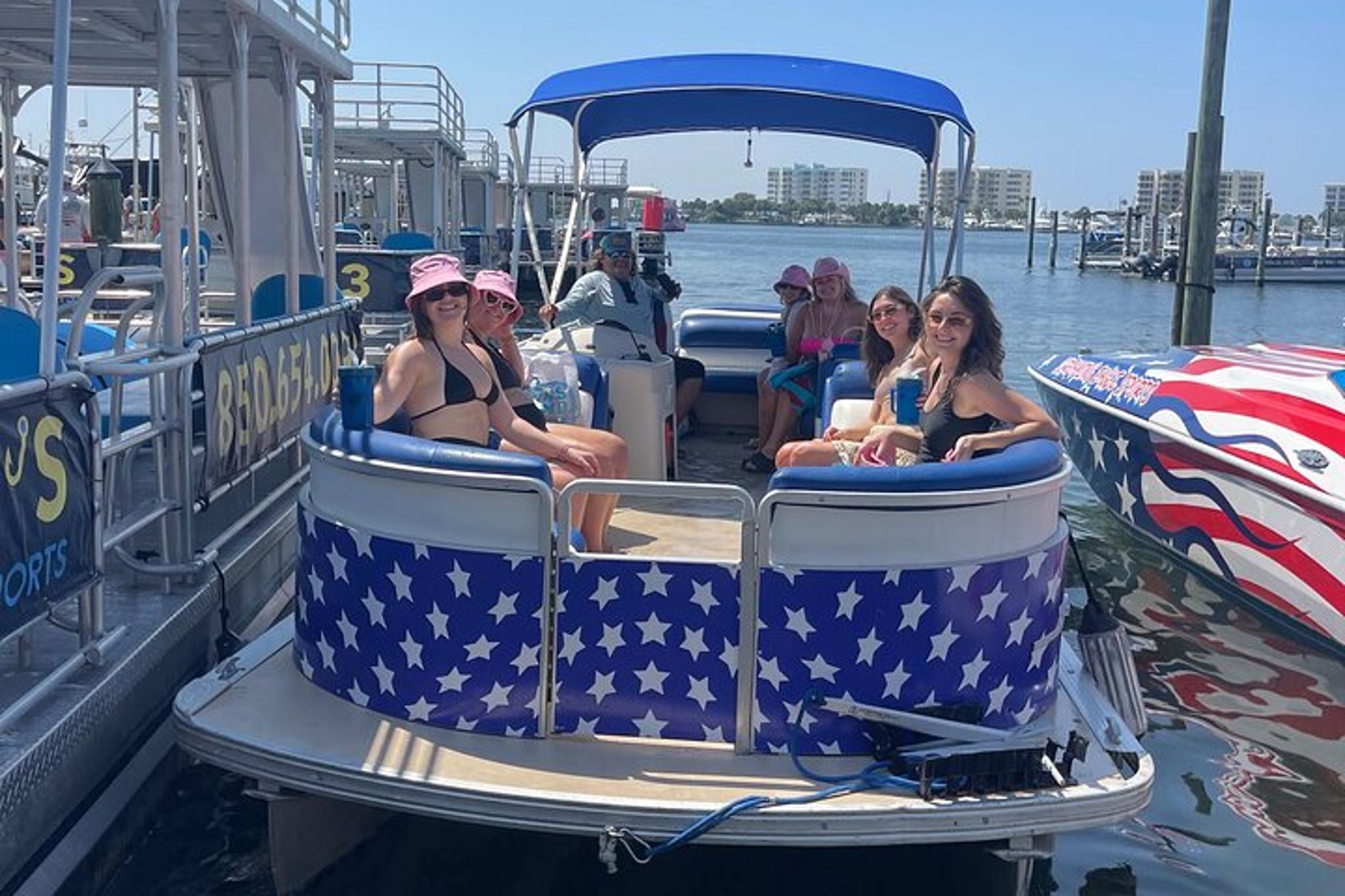 Destin Pontoon Tour to Crab Island with Captain - Image 2