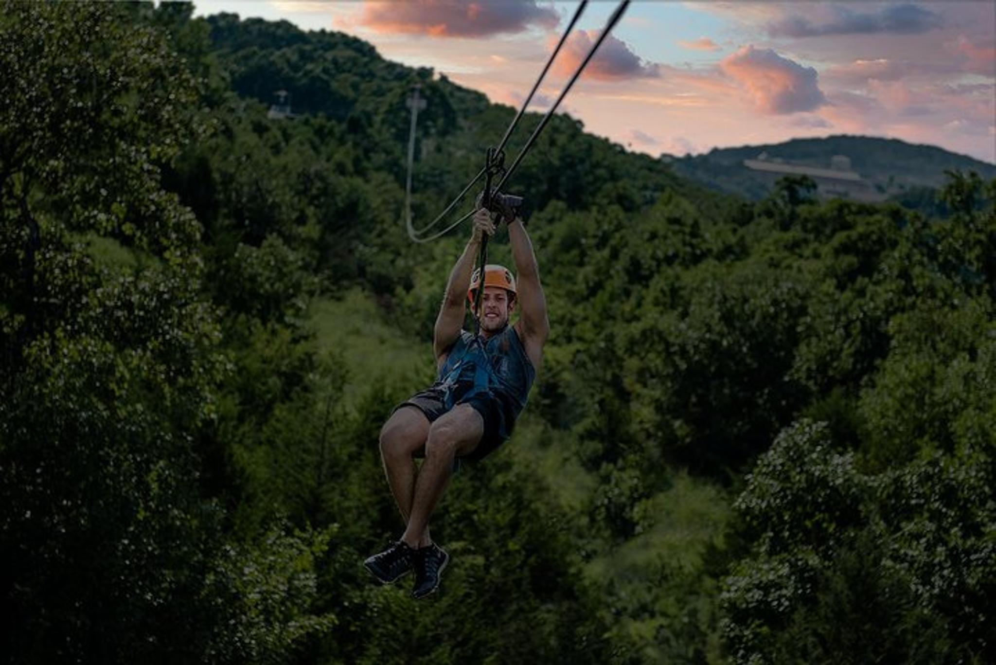 Smoky Mountains Night Zipline Tour 2 hr - Image 2