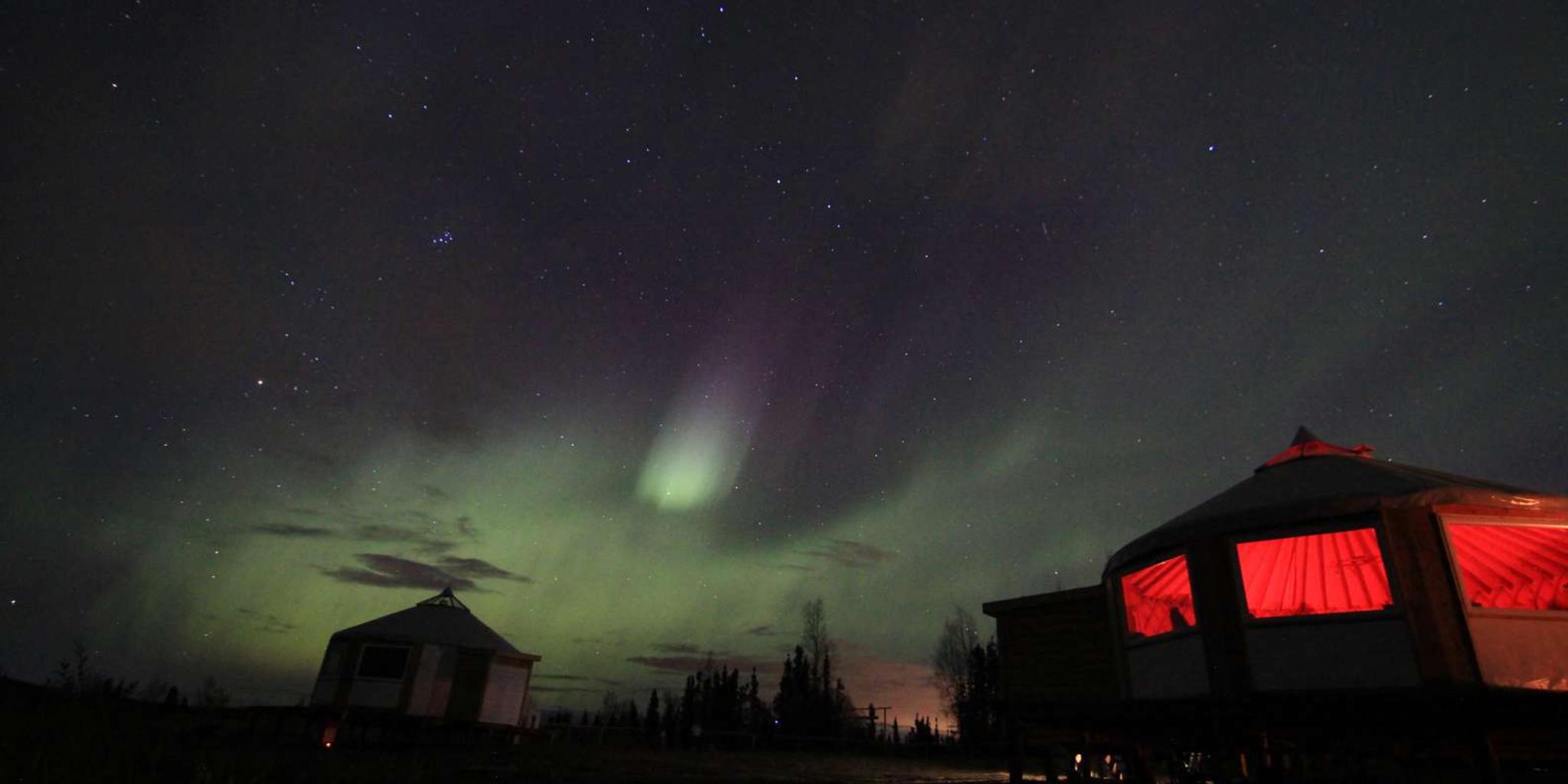 Fairbanks Northern Lights Tour with Cabin Dinner