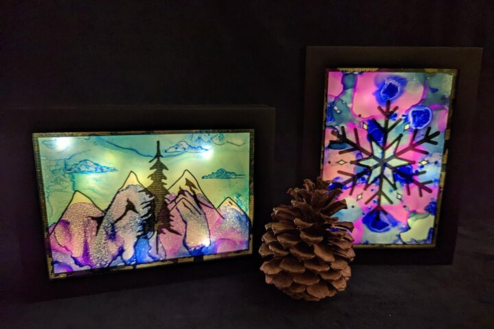 Estes Park Alcohol Ink Art Class 1 hr - Image 4