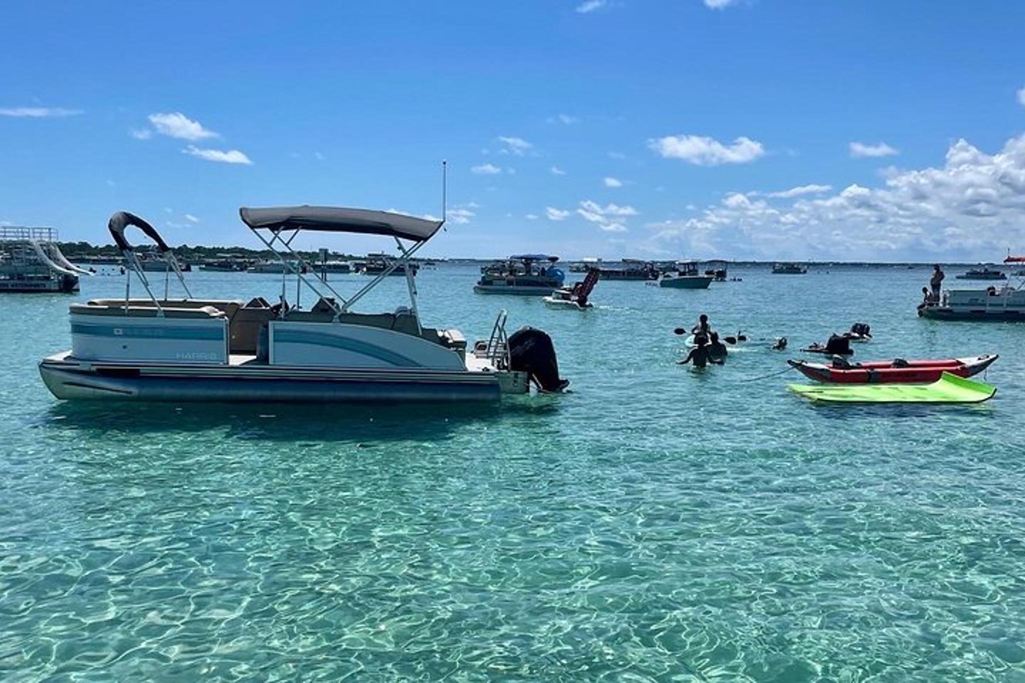 Destin Pontoon Charter to Crab Island - Image 3