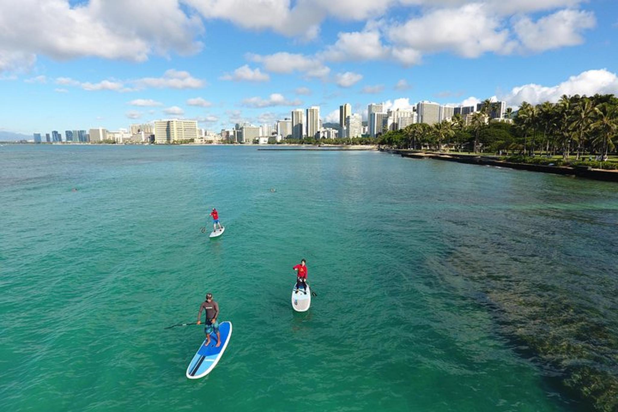Waikiki Stand Up Paddle Lesson with Shuttle - Image 5