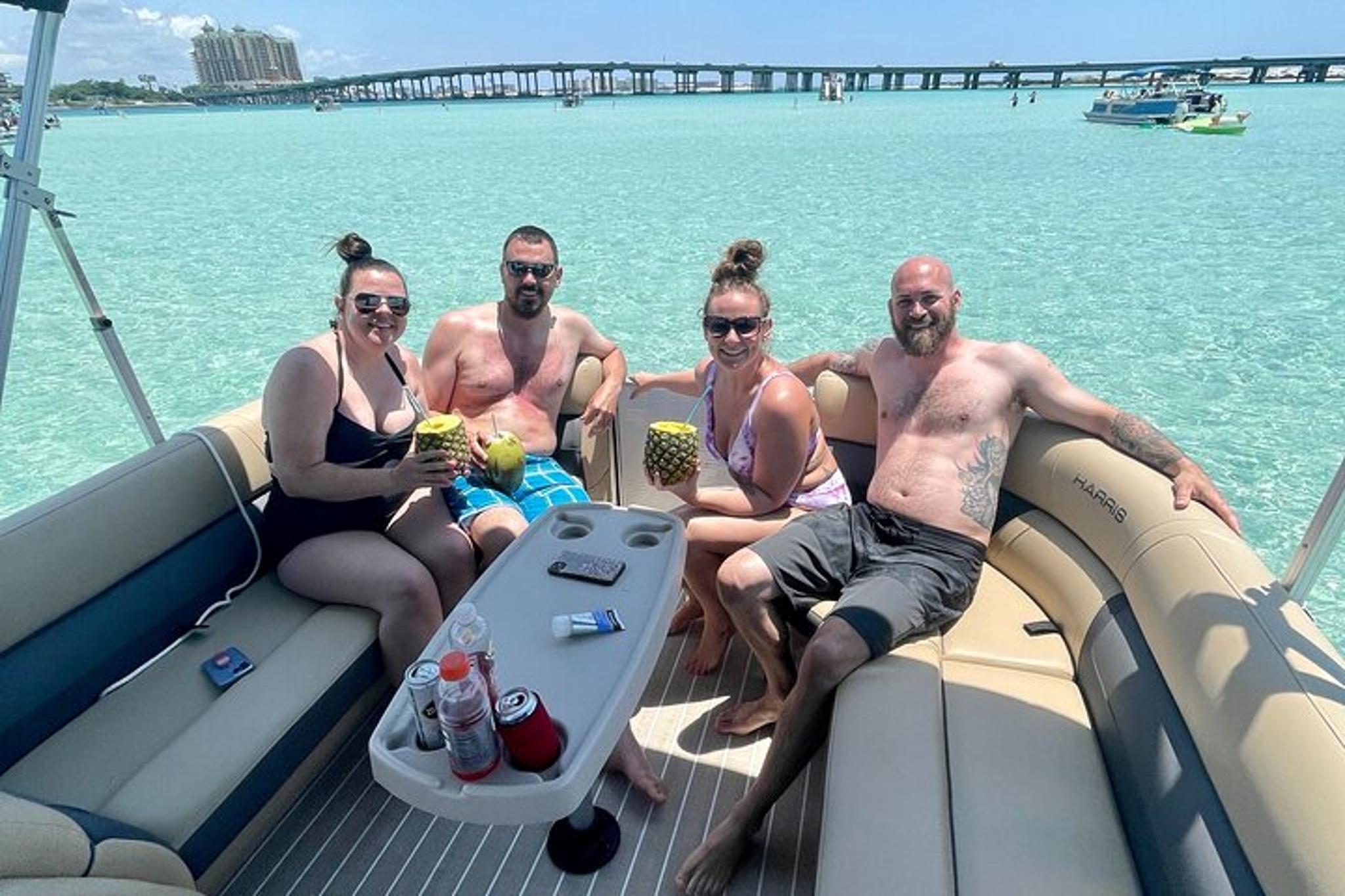 Destin Pontoon Charter to Crab Island - Image 5