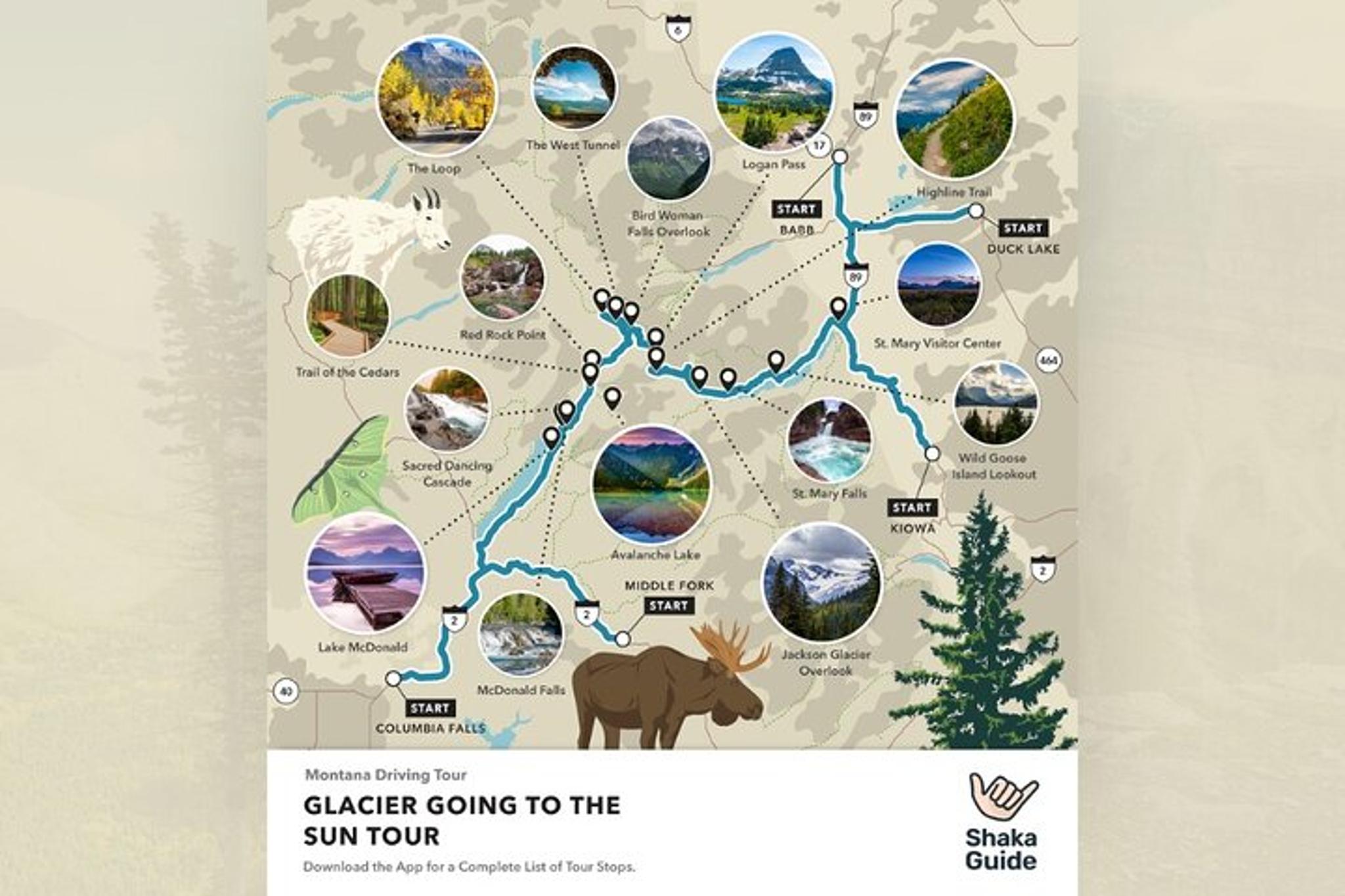 Glacier National Park Going-to-the-Sun Road Self-Guided Tour - Image 4