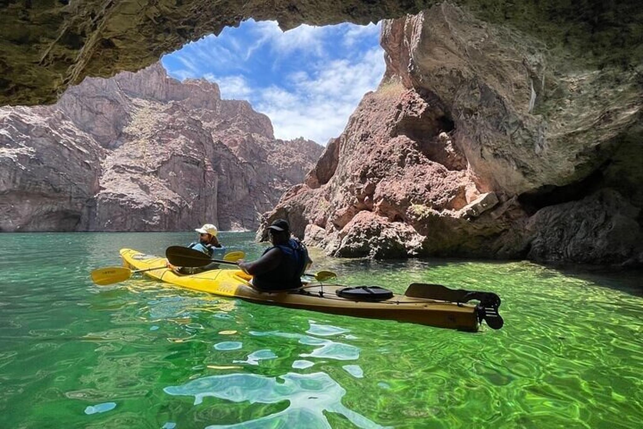 Las Vegas Emerald Cave Kayak Tour with Hotel Pickup