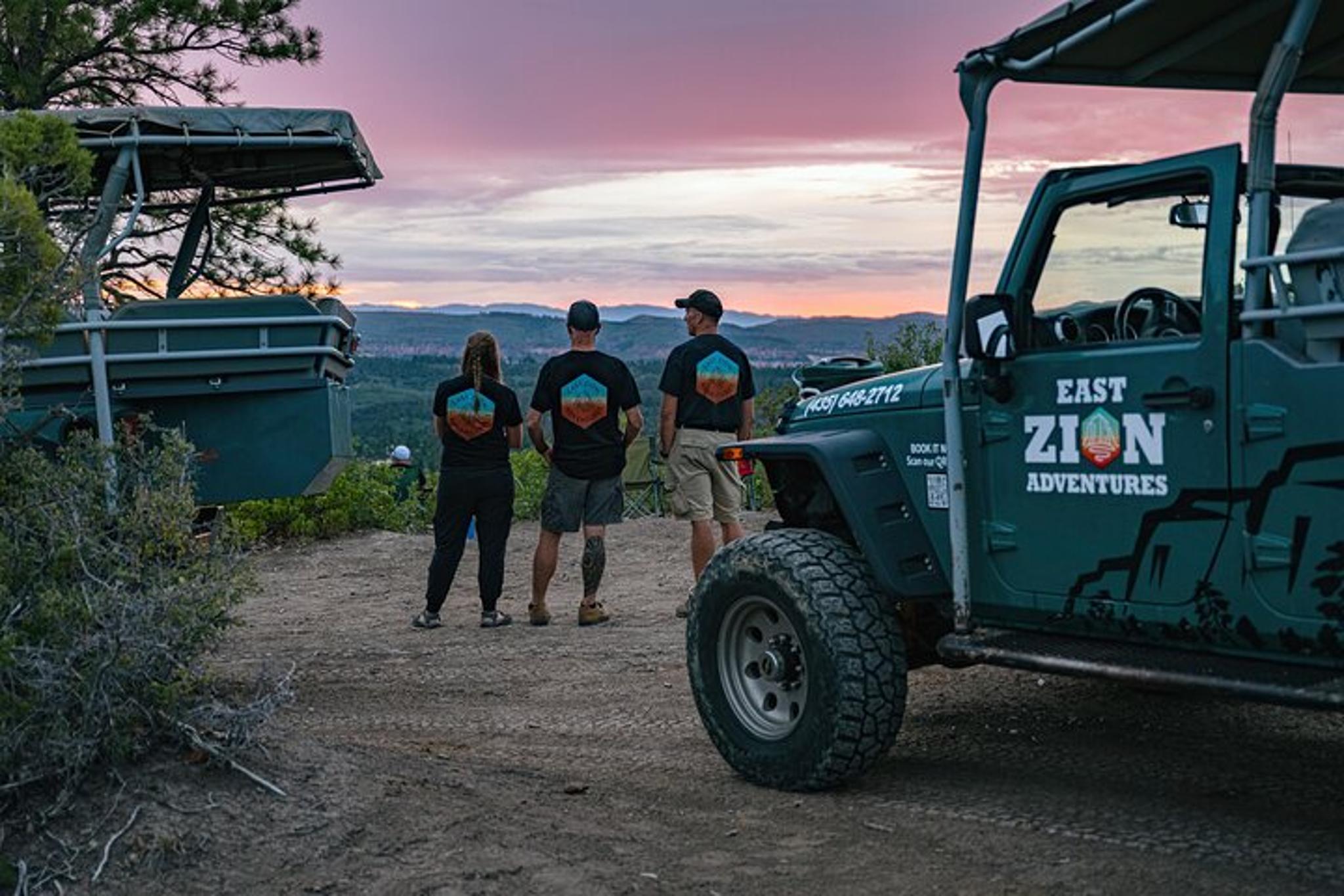 Zion Jeep Tour at Sunset