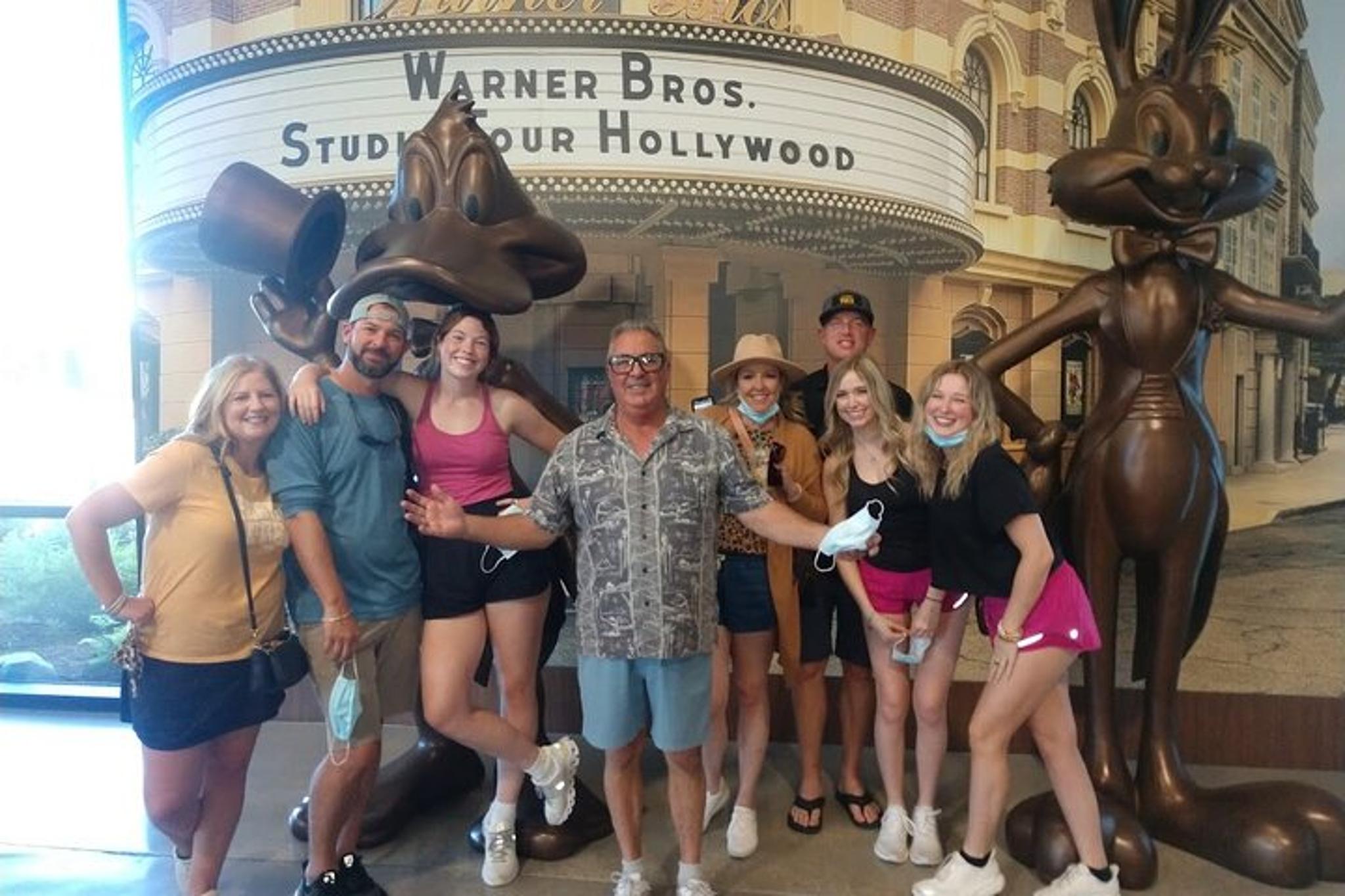 Hollywood Walk of Fame and Warner Bros Studio Tour