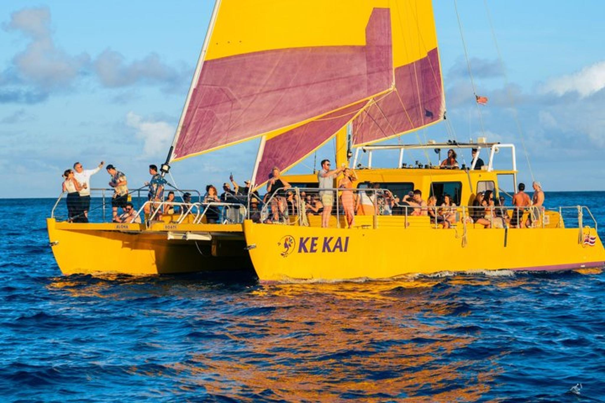 Waikiki Beach Sunset Sail on Ke Kai Catamaran - Image 3