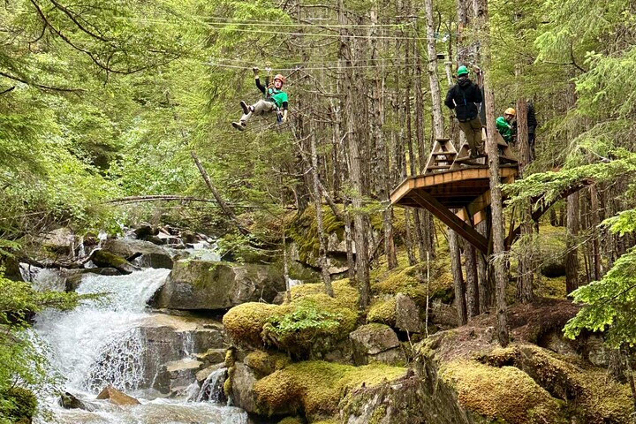 Grizzly Falls Ziplining Expedition in Alaska