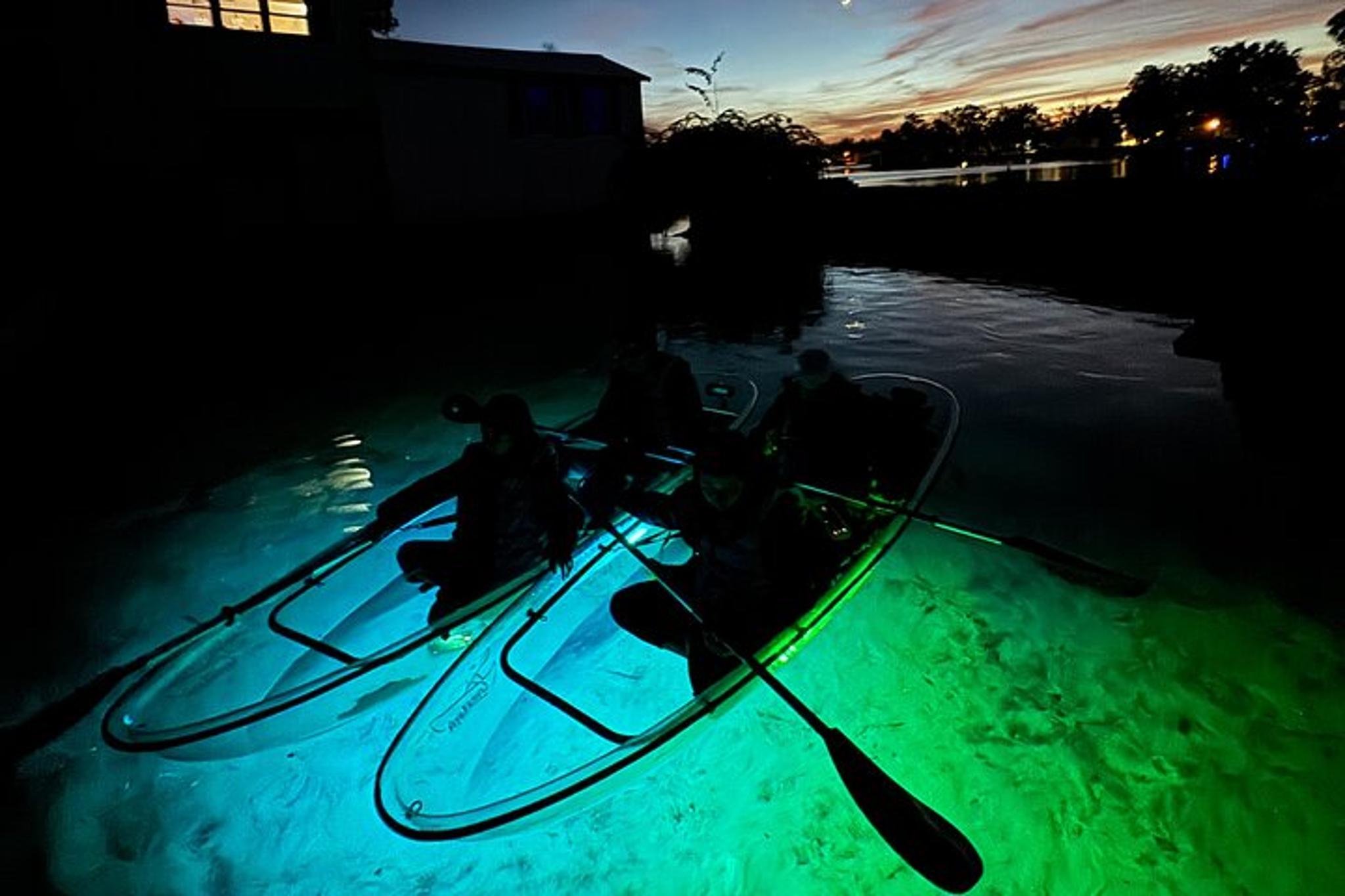 Crystal River Glow Kayak Manatee Tour at Sunset - Image 3
