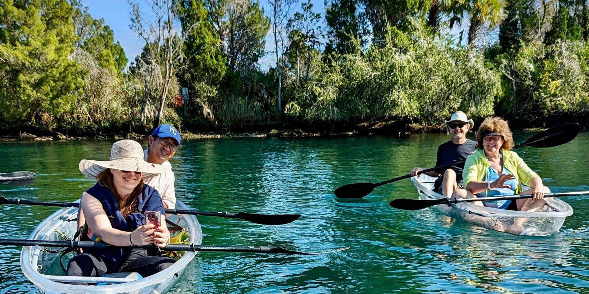 Crystal River Clear Kayak Manatee & Springs Tour 2 hr - Image 1