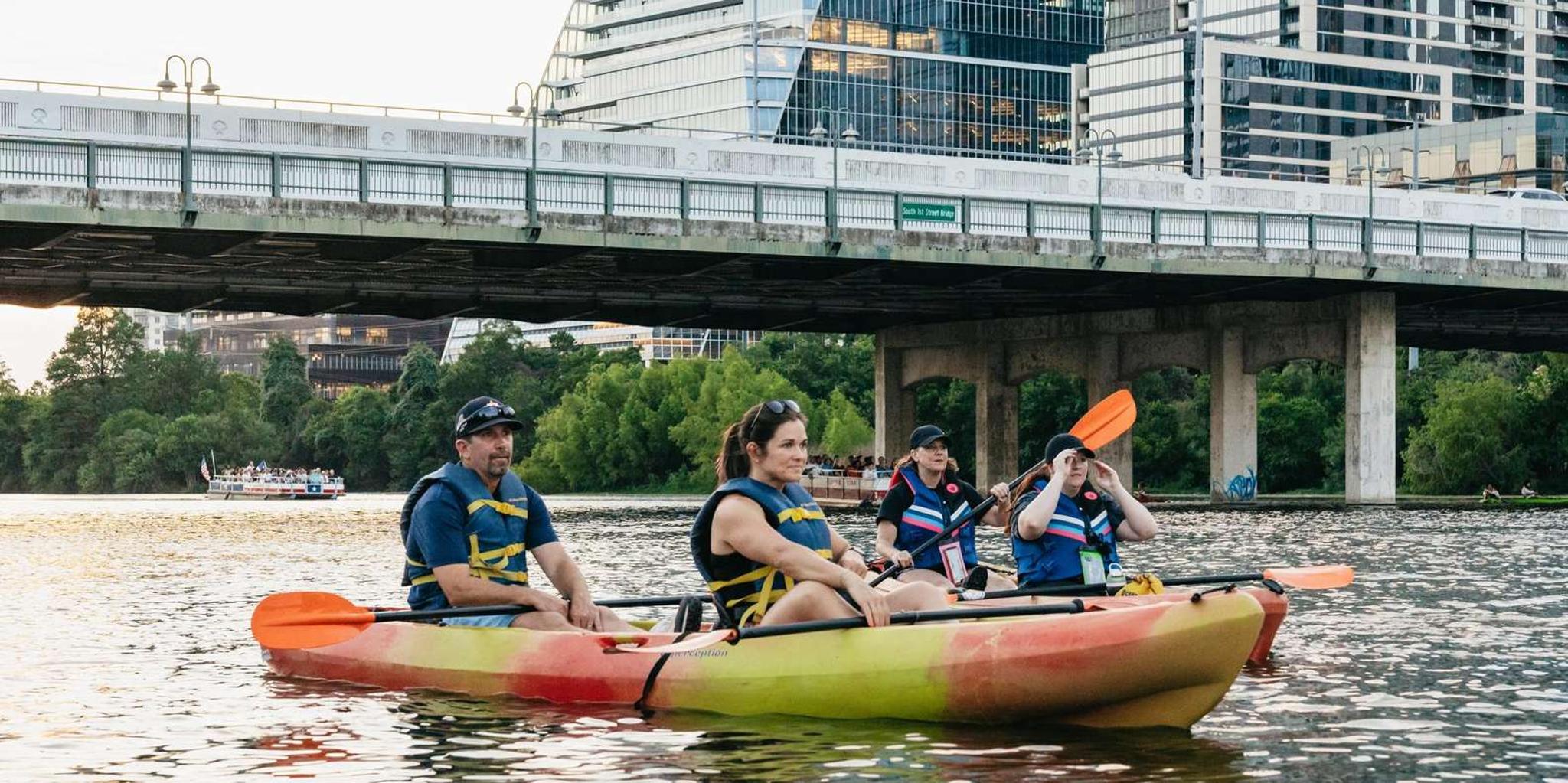 Austin Sunset Boat and Kayak Tour