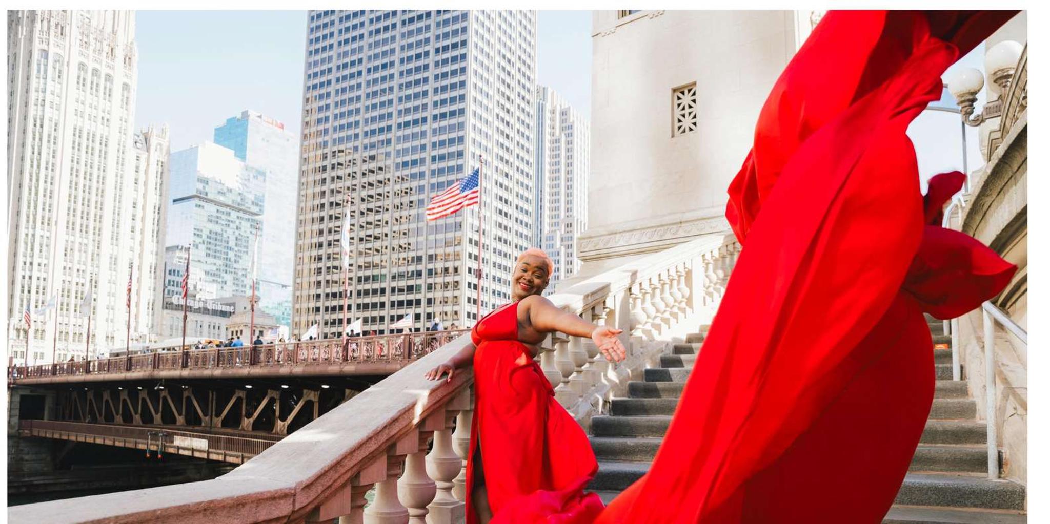 Chicago Flying Dress Photoshoot 1.5 hr - Image 6
