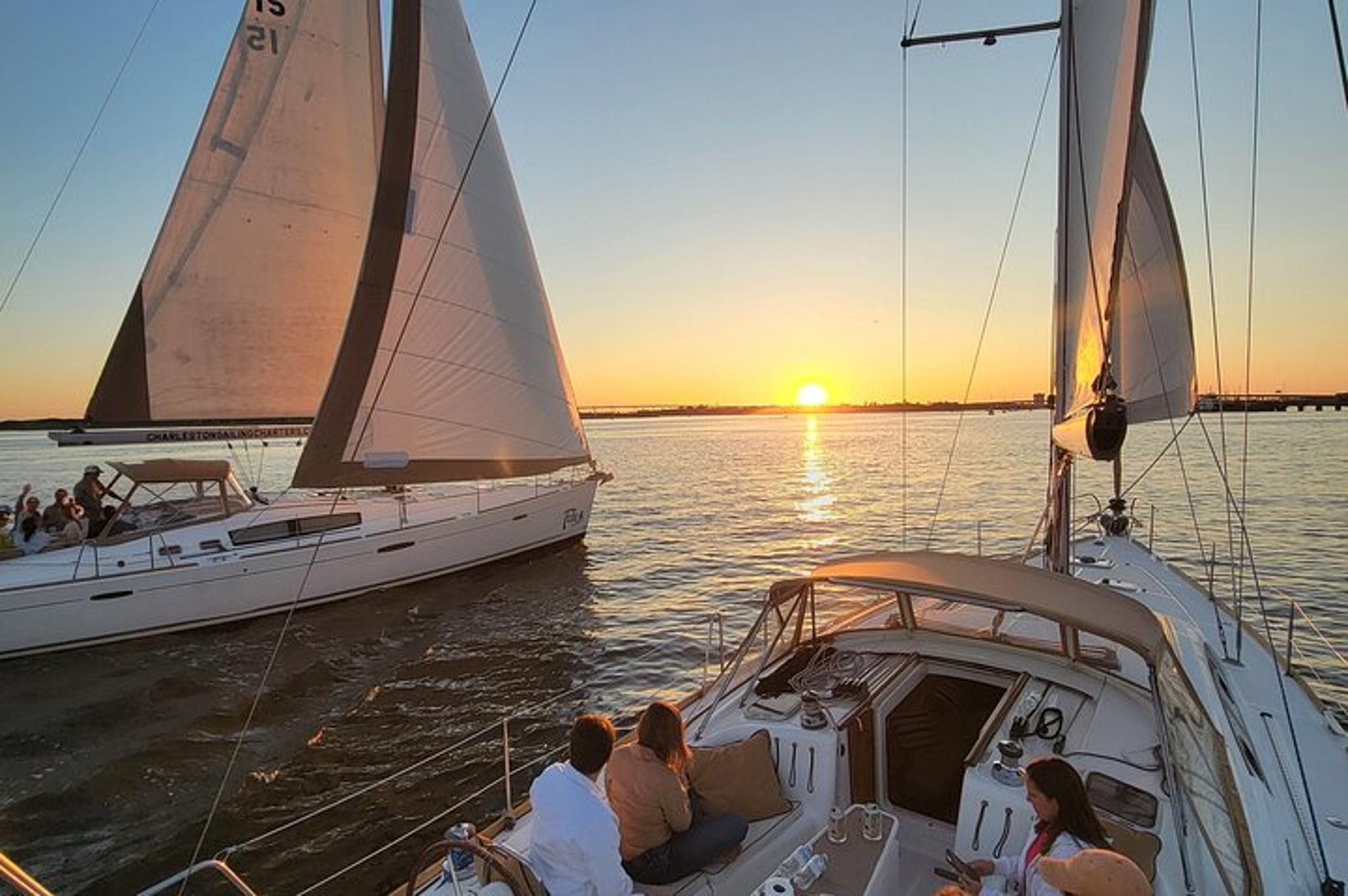 Charleston Sunset Sailing Yacht Tour
