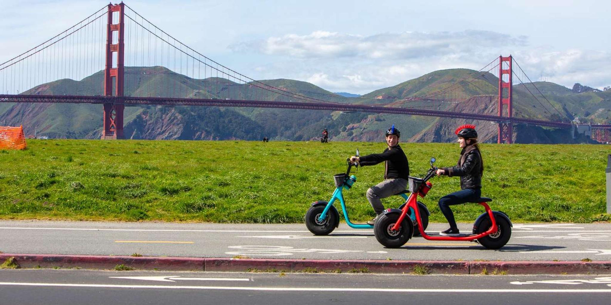 San Francisco Electric Scooter Rental with GPS Tour - Image 3
