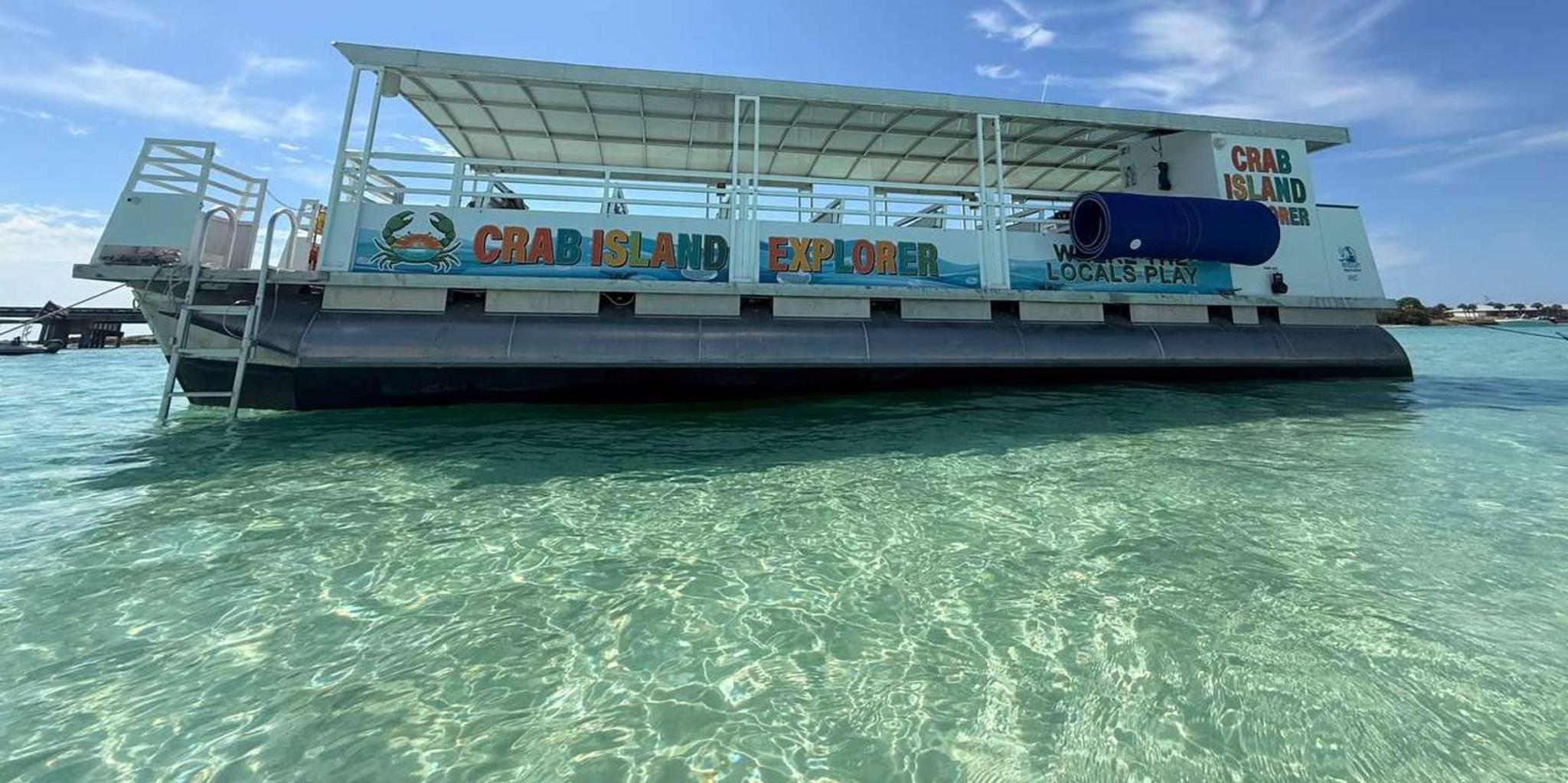 Destin Crab Island Cruise with Paddleboarding