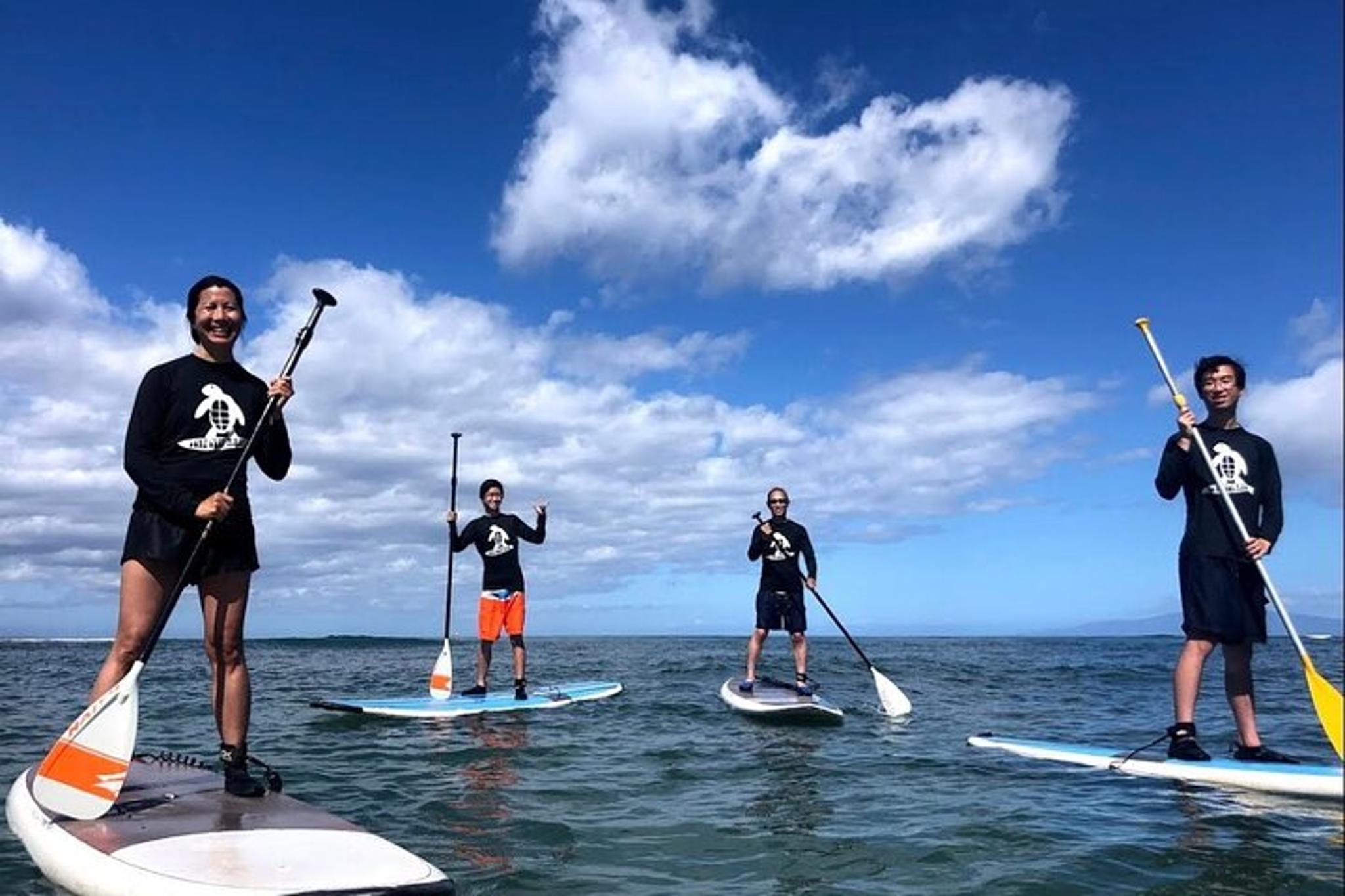 Kihei Stand Up Paddle Boarding Class at Kalama Beach - Image 1
