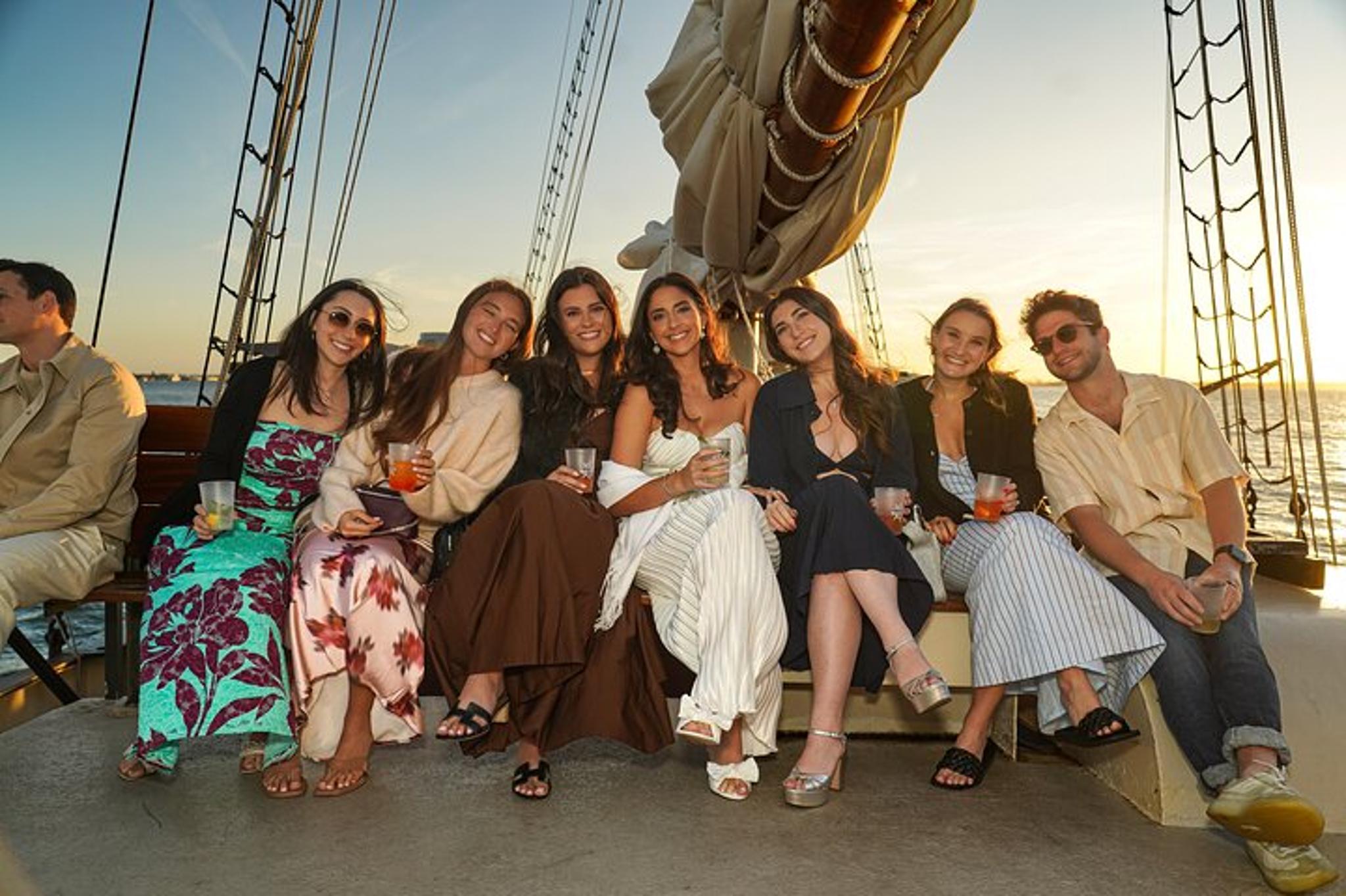 New York City Cocktail Sail at Golden Hour