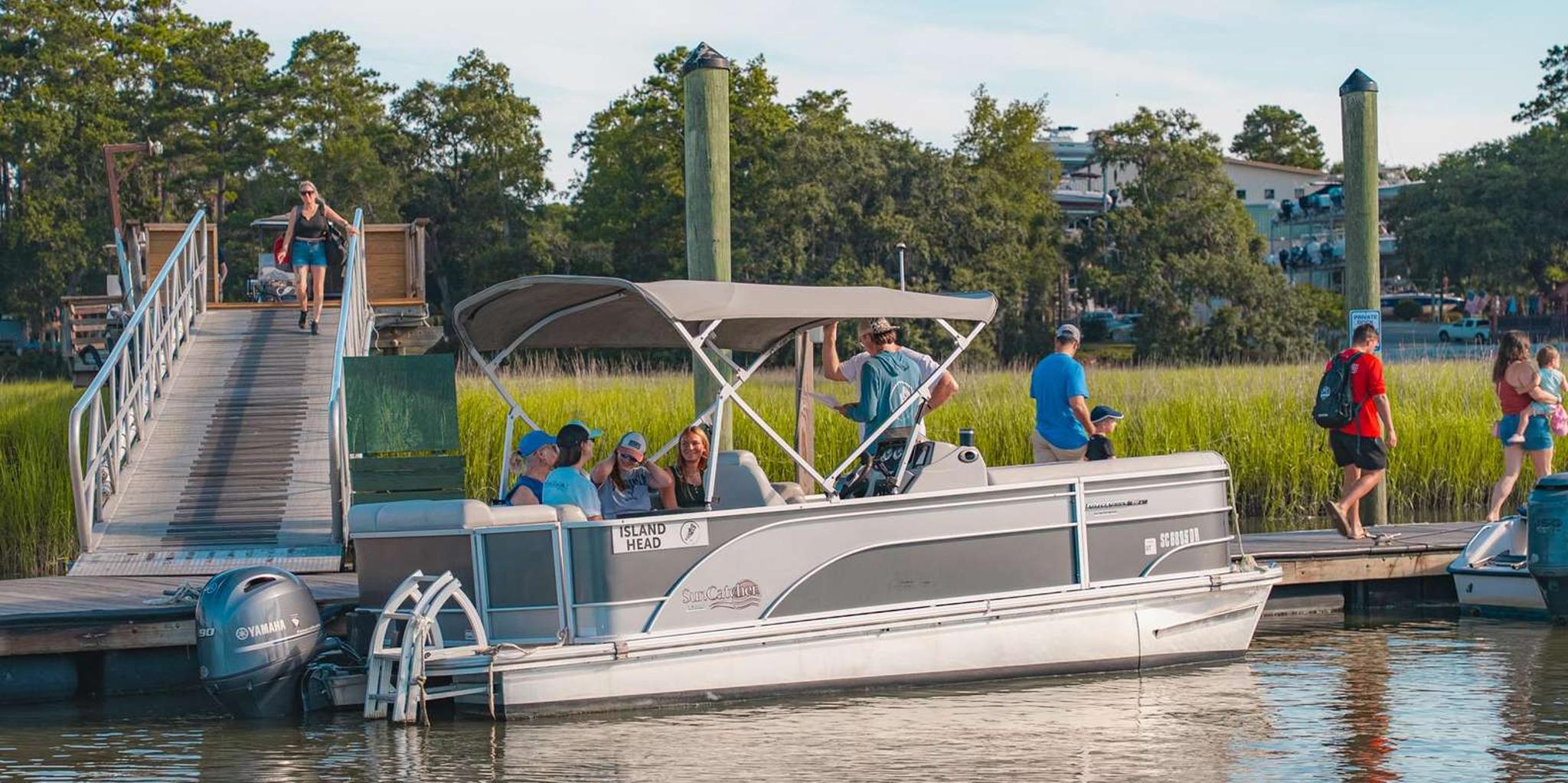 Hilton Head Pontoon Boat Rental 2 hr