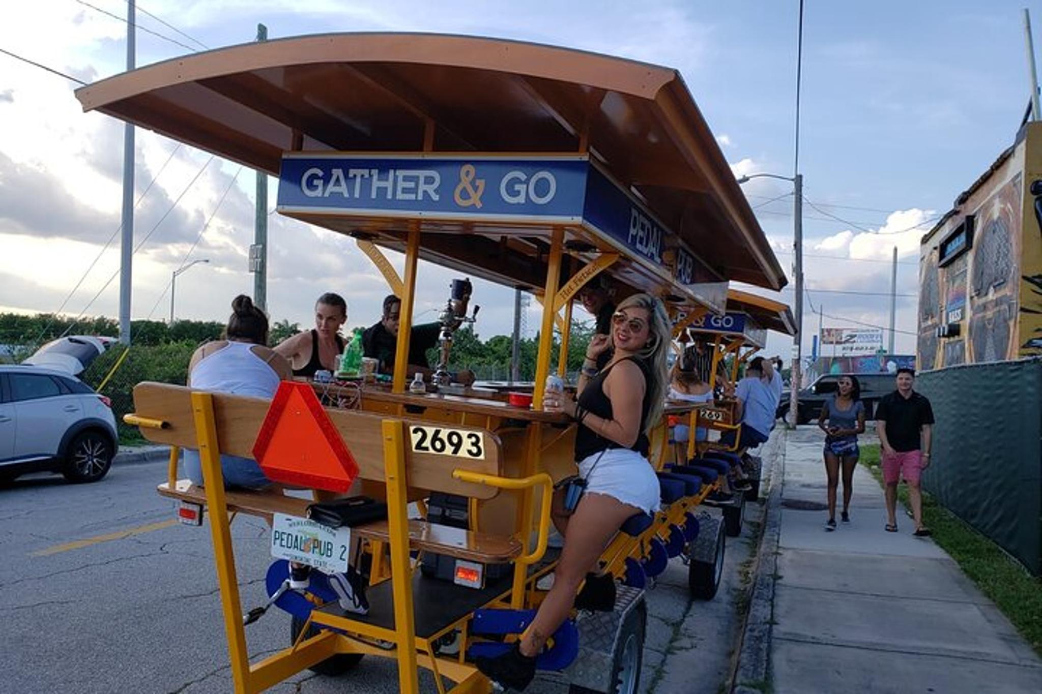 Miami Arts District Party Bike Pub Crawl